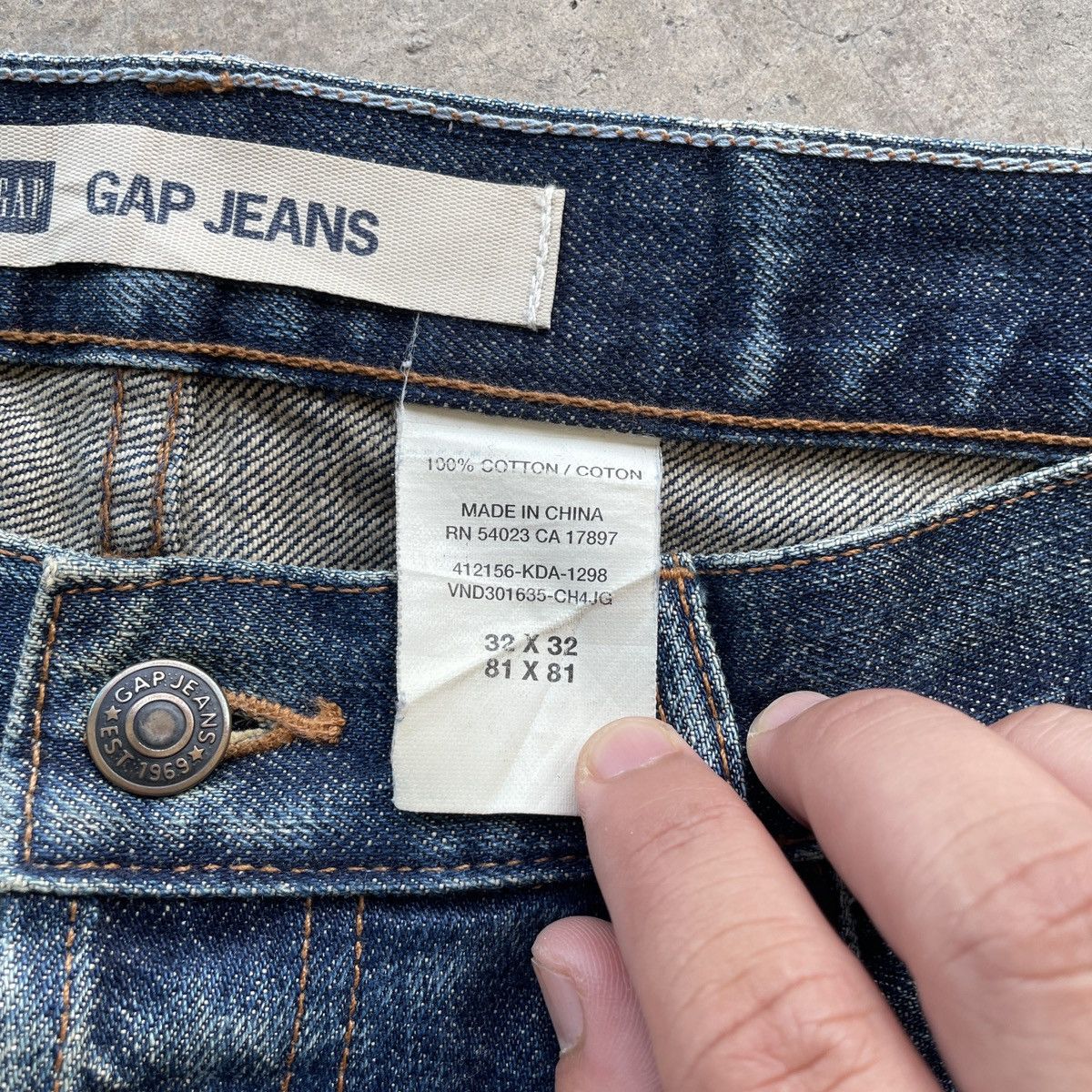 Gap Vintage Gap Jeans Faded Flare Sick Denim Pants W33x34 Size US 33 - 8 Thumbnail