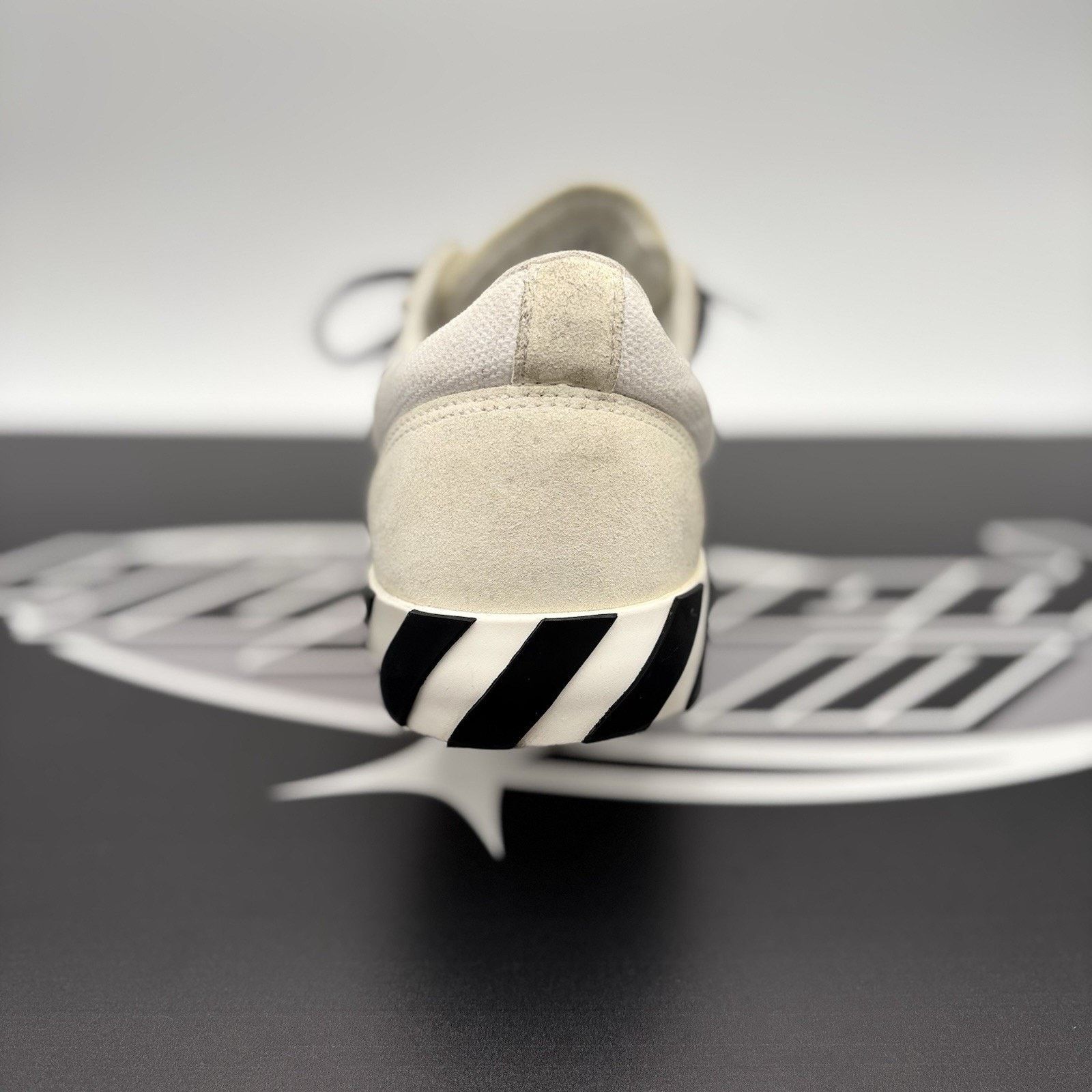Off-White Off-White Vulc Sneaker ' Canvas White, Black ' | GOOD COND! Size US 8 / EU 41 - 3 Thumbnail