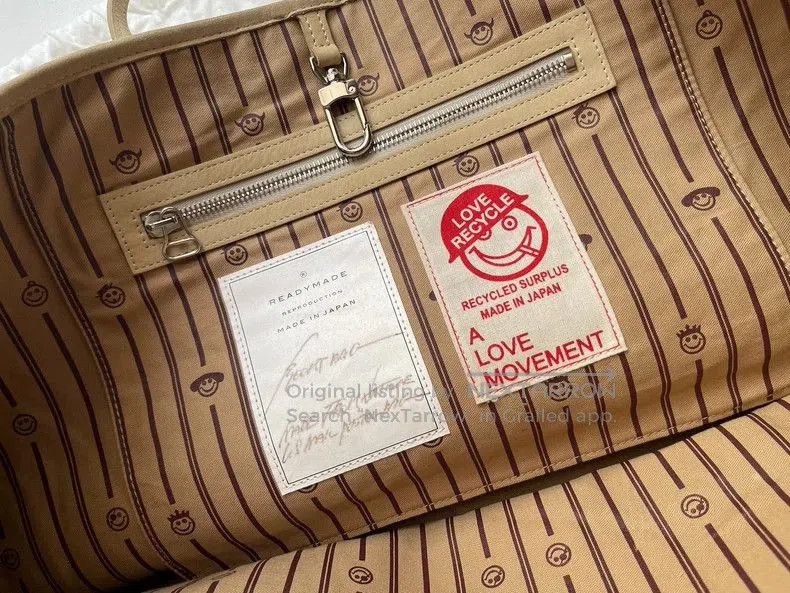 READYMADE Remade WWII Postal Cloth Tote Bag . Size ONE SIZE - 6 Thumbnail