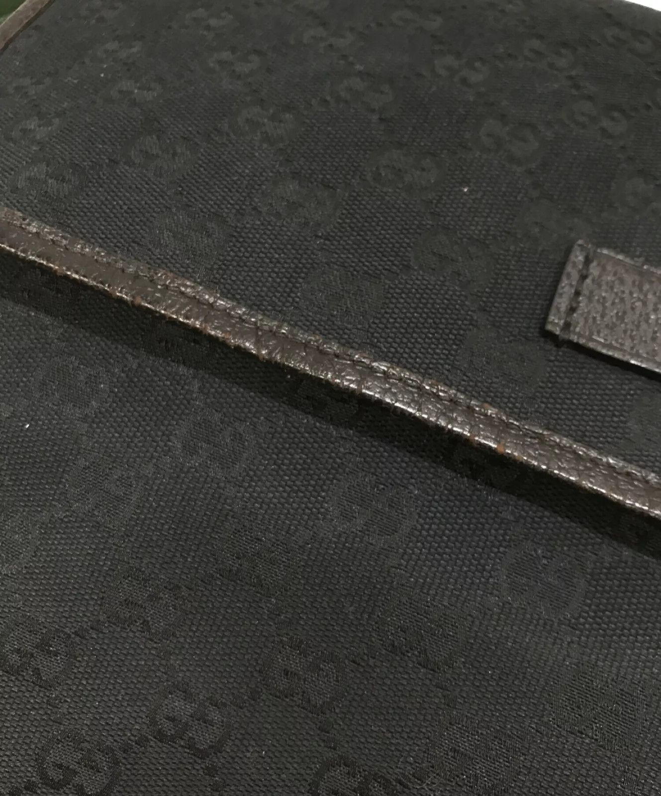 Gucci Gucci GG Monogram Web Canvas Messenger Bag Black Size ONE SIZE - 13 Thumbnail