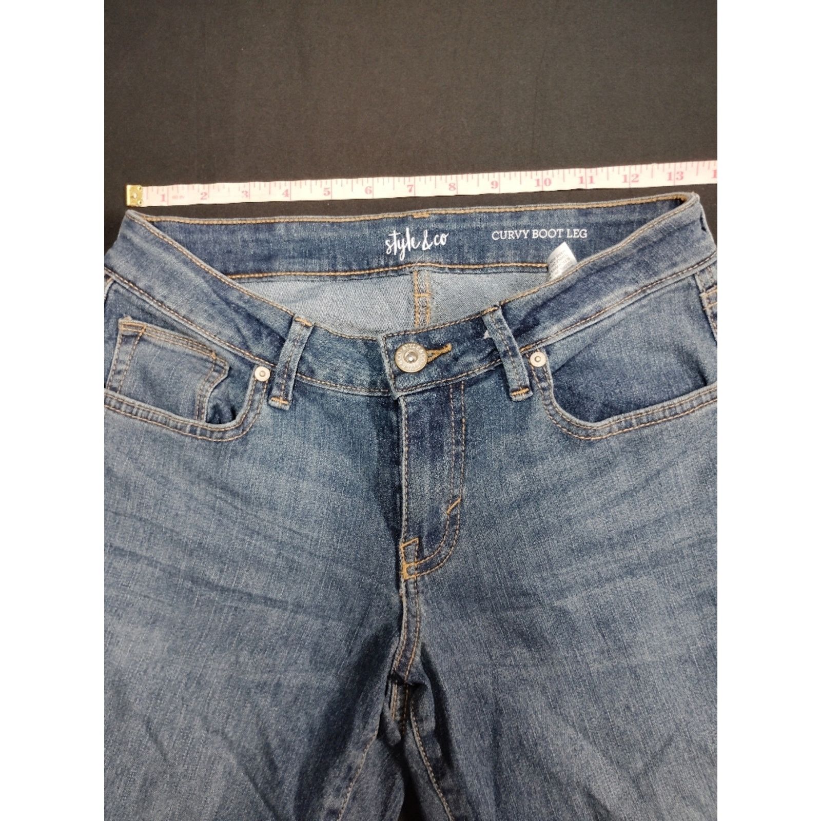 Style & Co Style & Co. Women's Light Blue Bootcut Long Tall Jeans Size 26" / US 2 / IT 38 - 2 Thumbnail