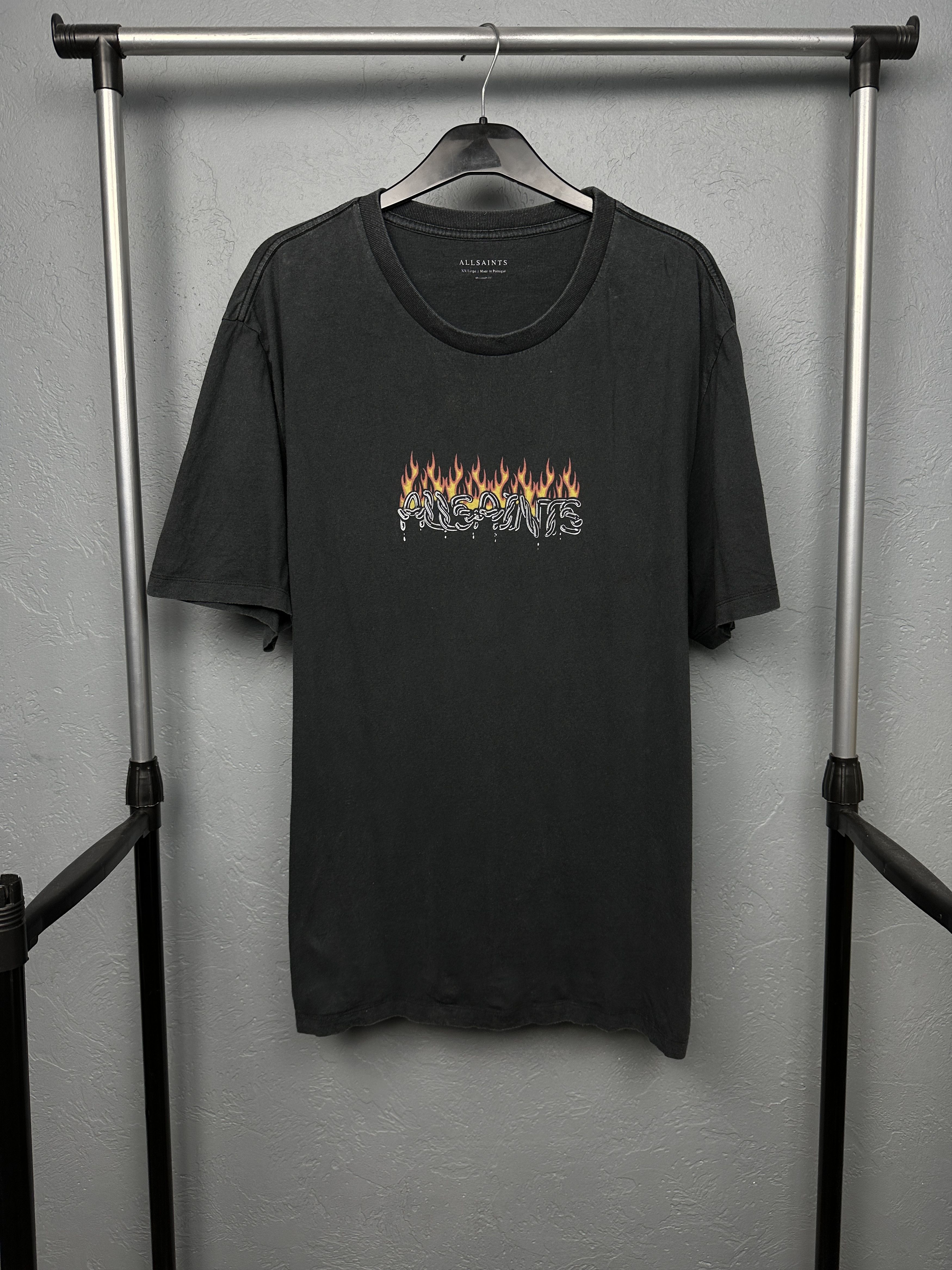 Allsaints Allsaints Mens Grafic Print T-Shirt Size US XXL / EU 58 / 5 - 1 Thumbnail
