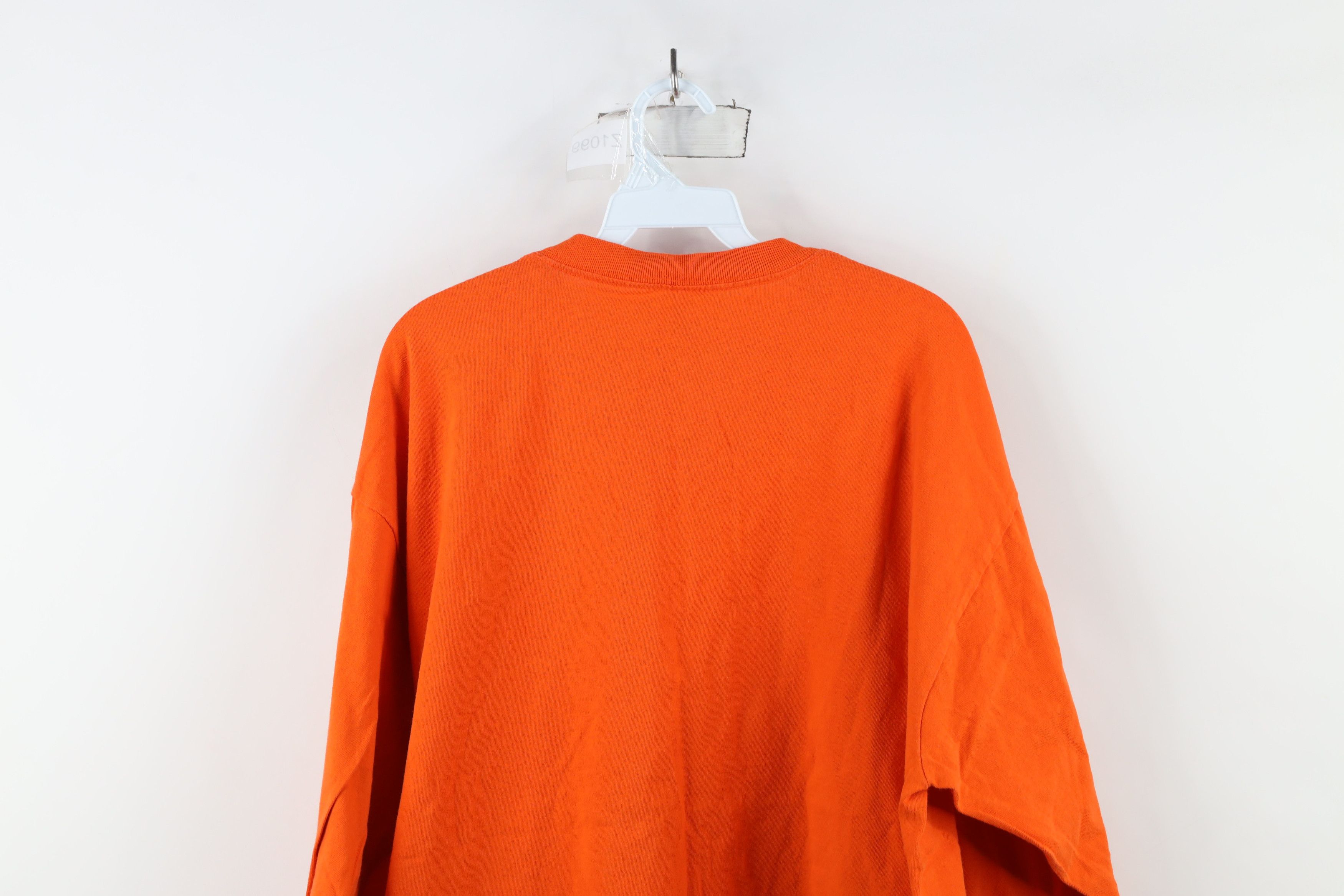 Vintage Vintage 90s Halloween Pumpkin Long Sleeve T-Shirt Cotton Size US XL / EU 56 / 4 - 9 Thumbnail