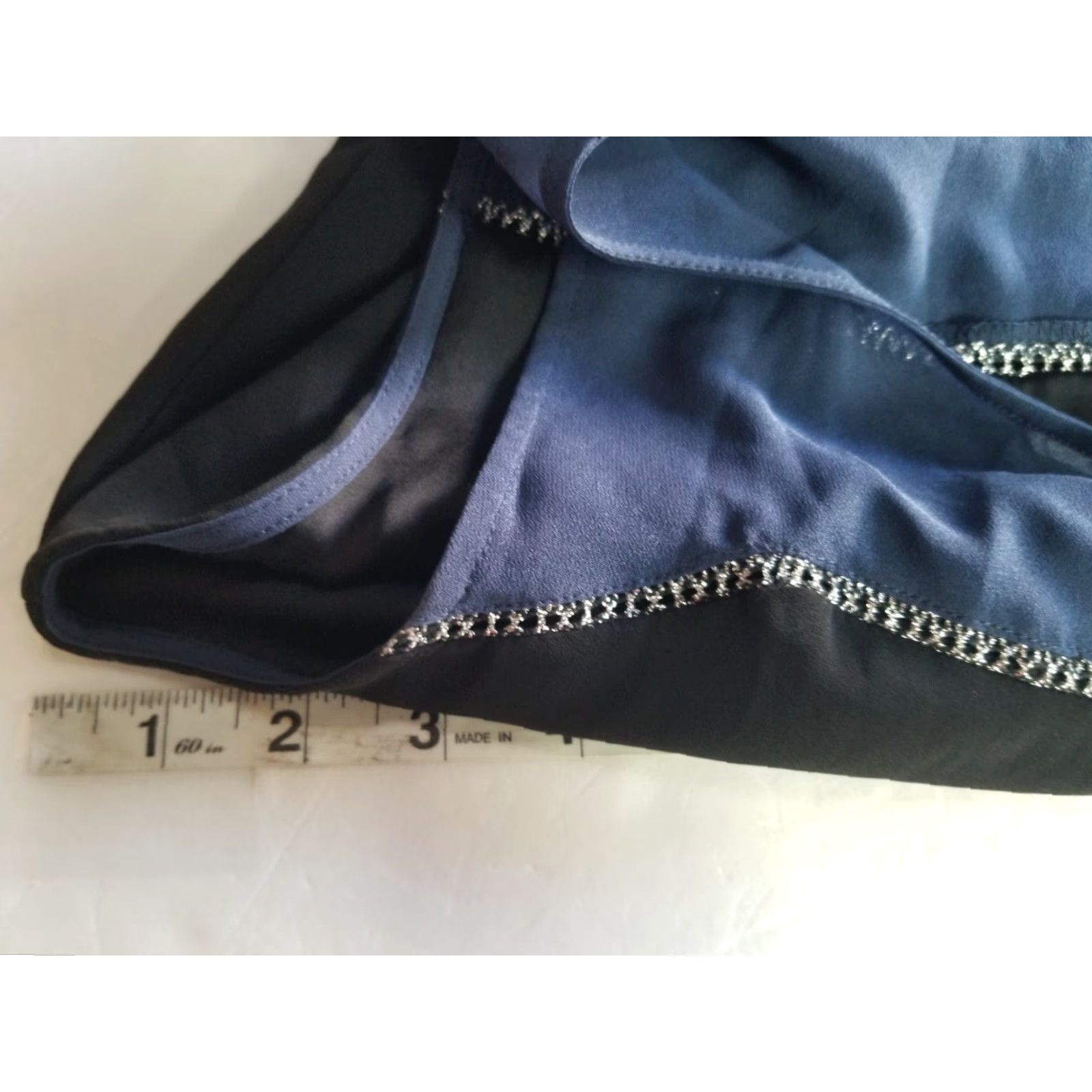 Anthropologie Moulinette Soeurs Midi Dress Knitted Polyester Sheath Sleeveless Size 6 Black Blue Multicolor Womens Size M / US 6-8 / IT 42-44 - 3 Thumbnail