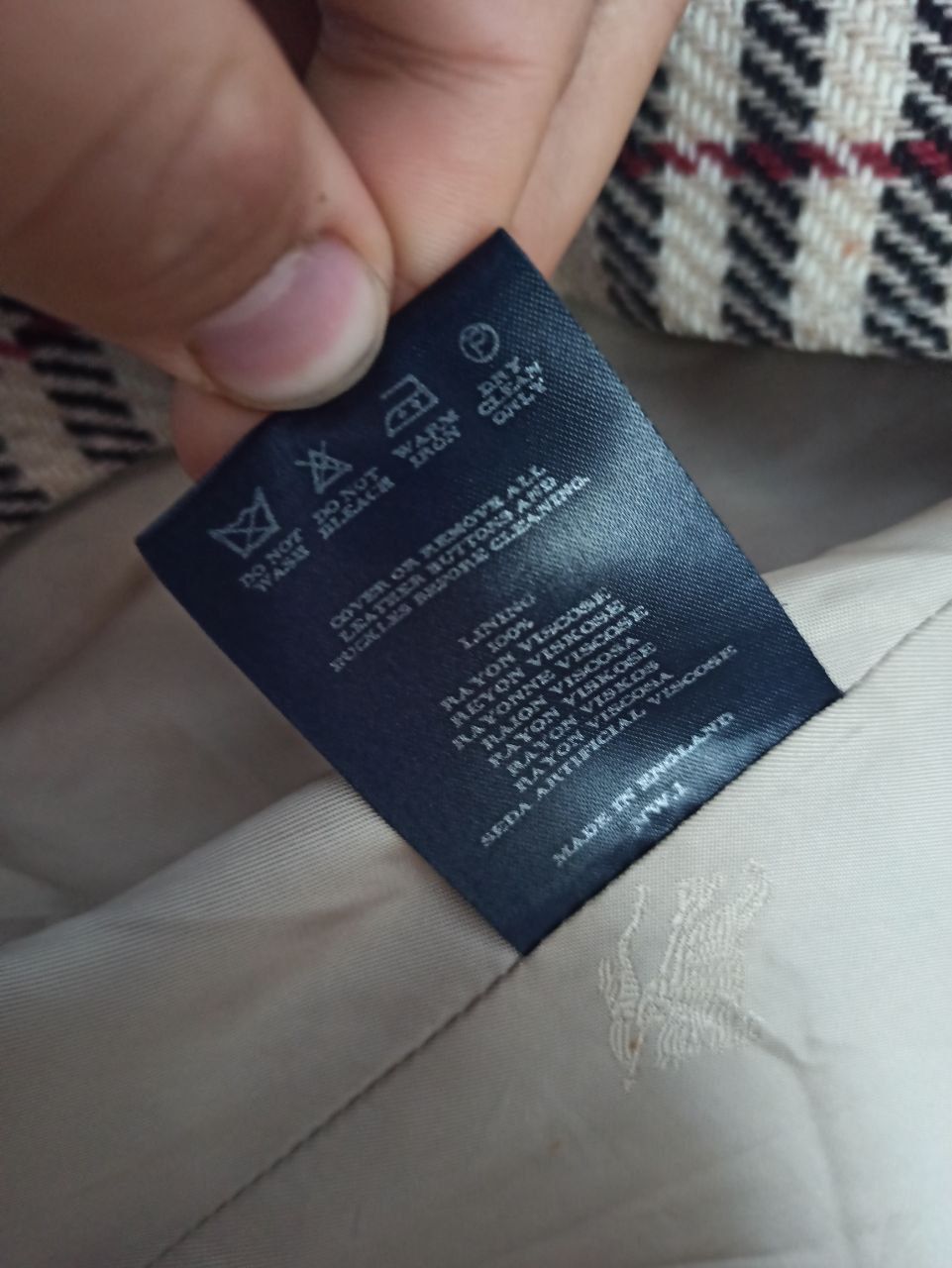 Burberry Burberry 10R Wool Coat Nova Check Jacket Size M / US 6-8 / IT 42-44 - 8 Thumbnail