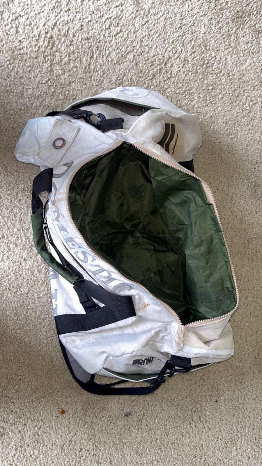 Designer × Vintage Mon Désastre – “Postal Disorder” duffle bag Size ONE SIZE - 5 Thumbnail