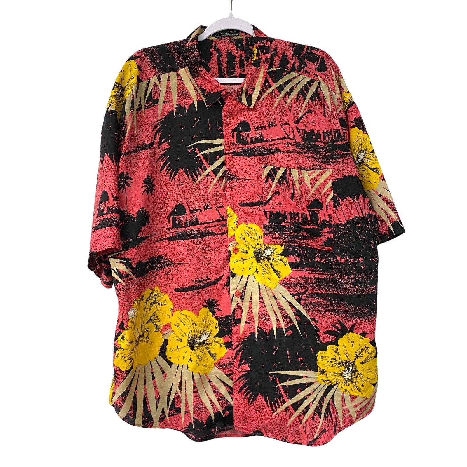Vintage Vintage Generra Mens Size L Tropical Floral Button Up Shirt Size US L / EU 52-54 / 3 - 1 Thumbnail