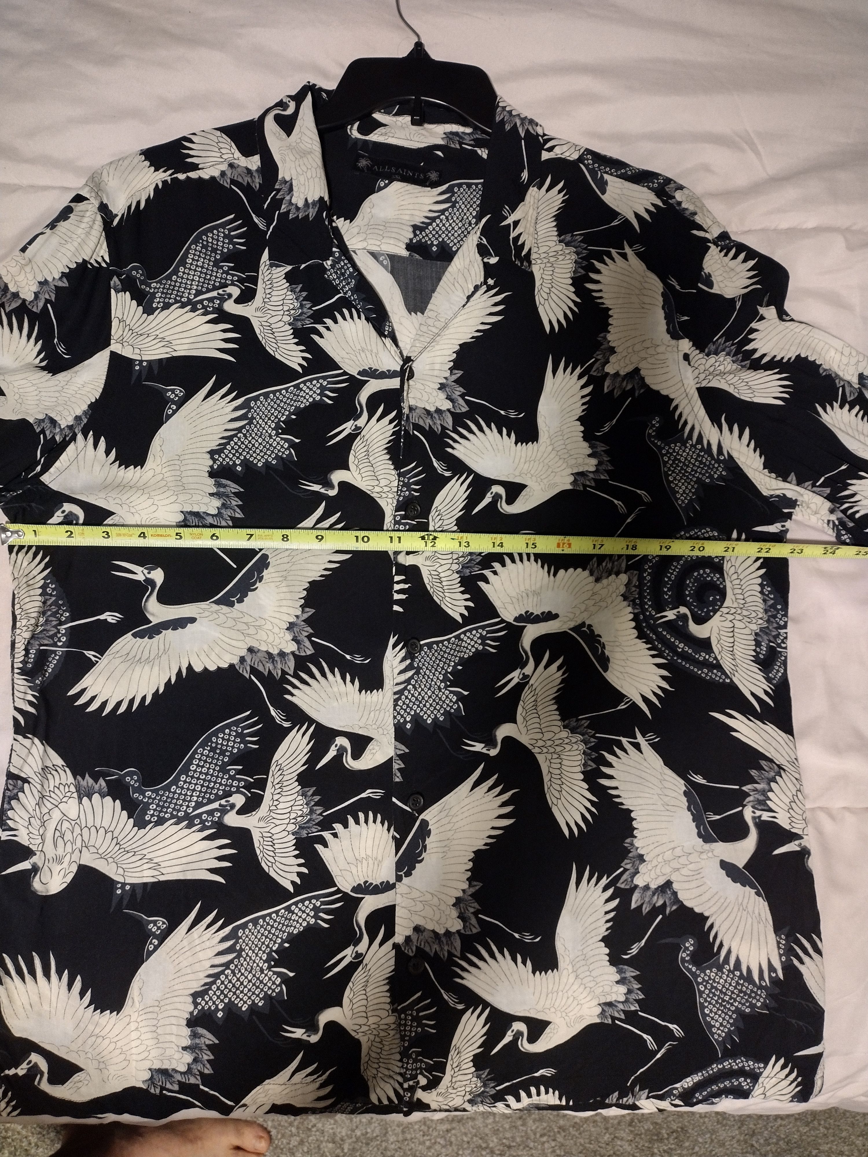 Allsaints Hawaiian shirt streetwear tusuru Size US XXL / EU 58 / 5 - 5 Thumbnail