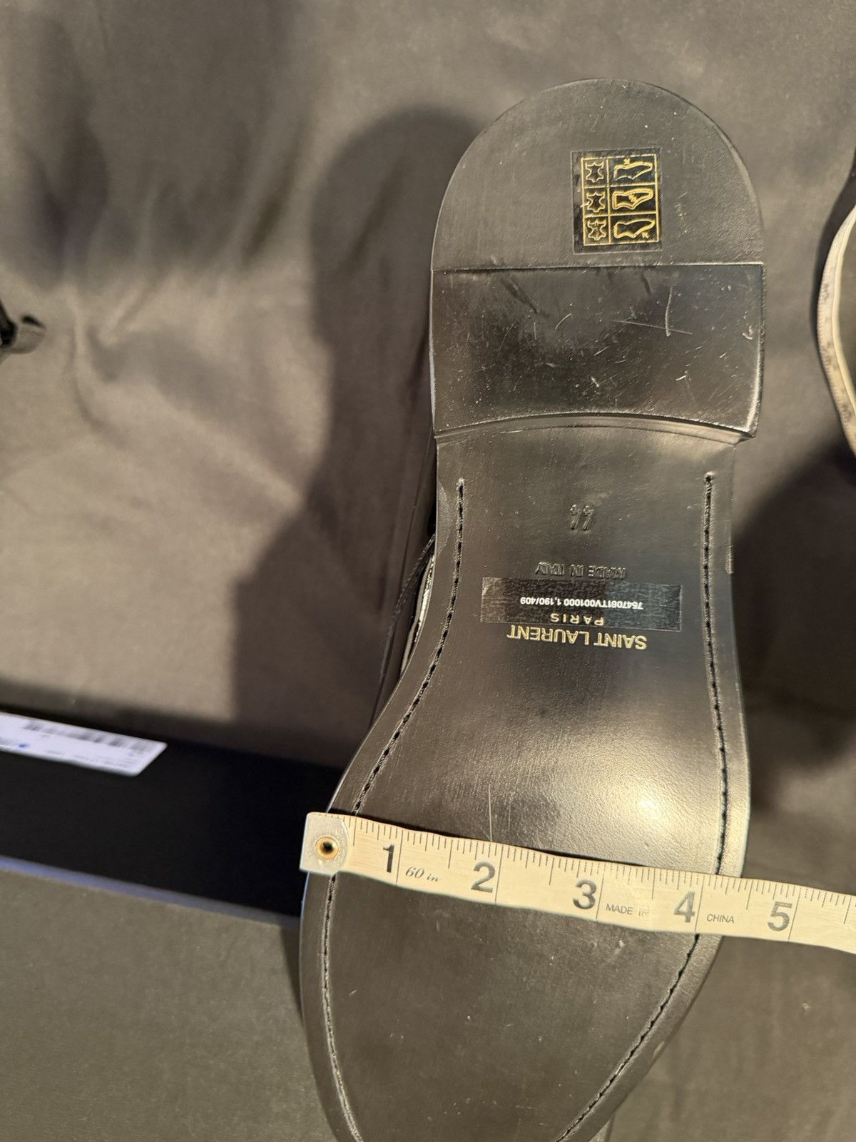 Saint Laurent Paris Saint Laurent men’s army 20 l boot. 44/11.$1090 Size US 11 / EU 44 - 10 Thumbnail