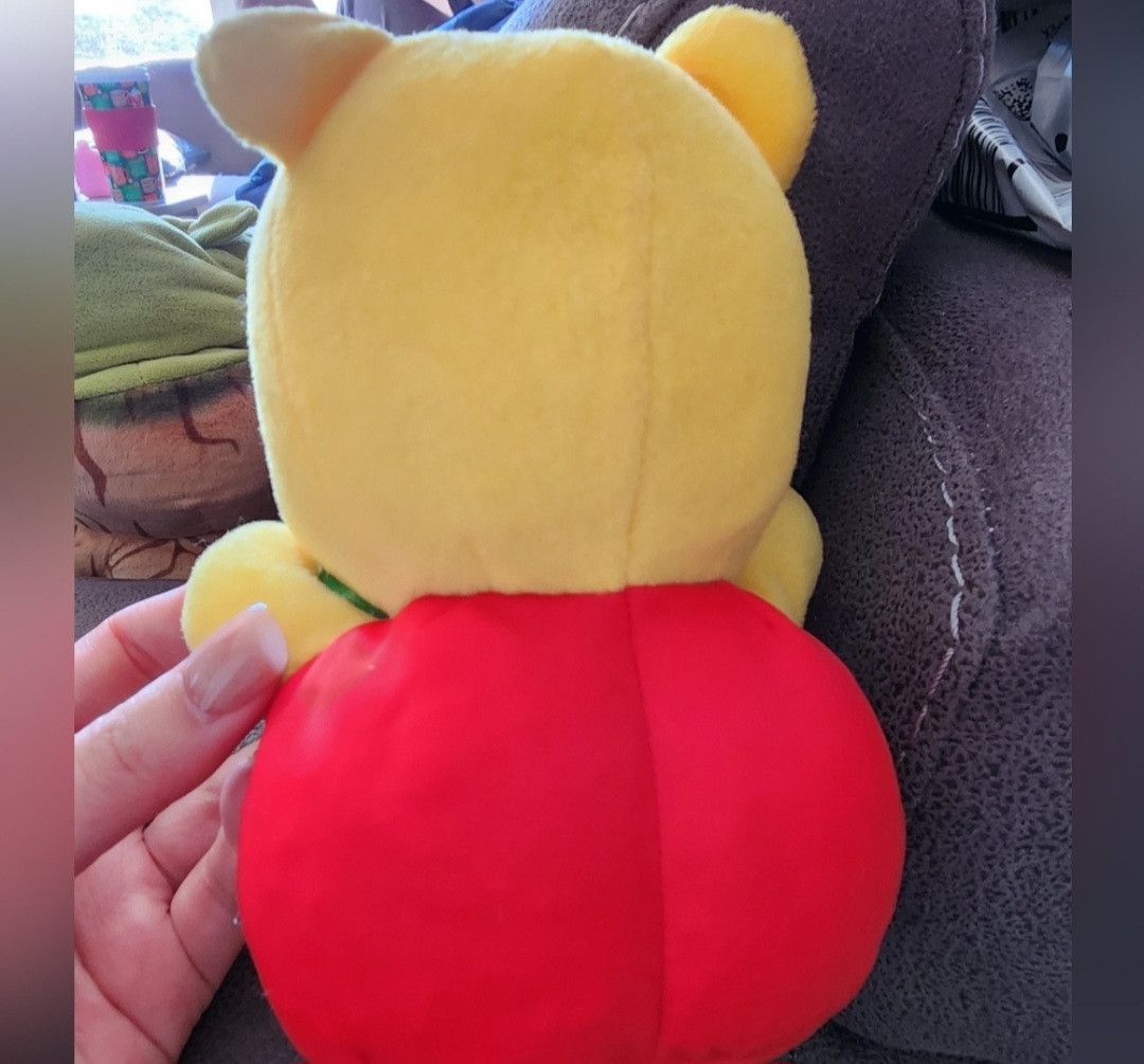Disney Disney Baby Winnie The Pooh Apple Red Costume Bean Plush 7" Size ONE SIZE - 2 Thumbnail
