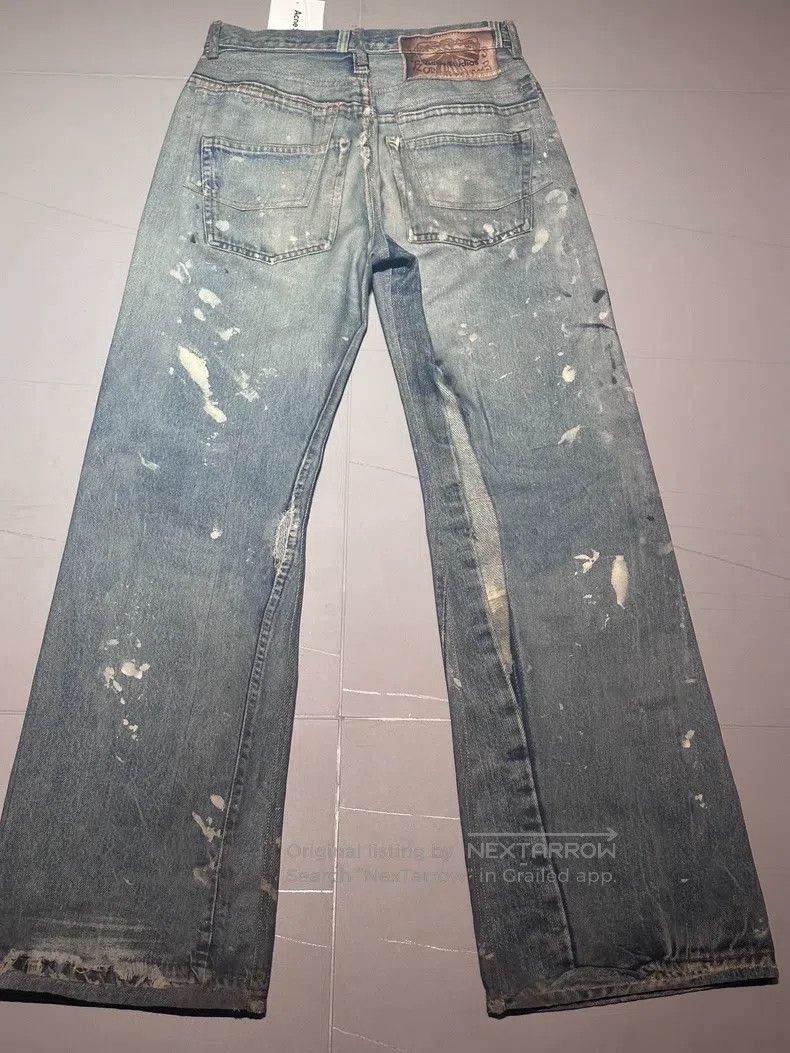 Acne Studios Acne Studios Washed Splattered Denim Jeans Size US 30 / EU 46 - 2 Thumbnail