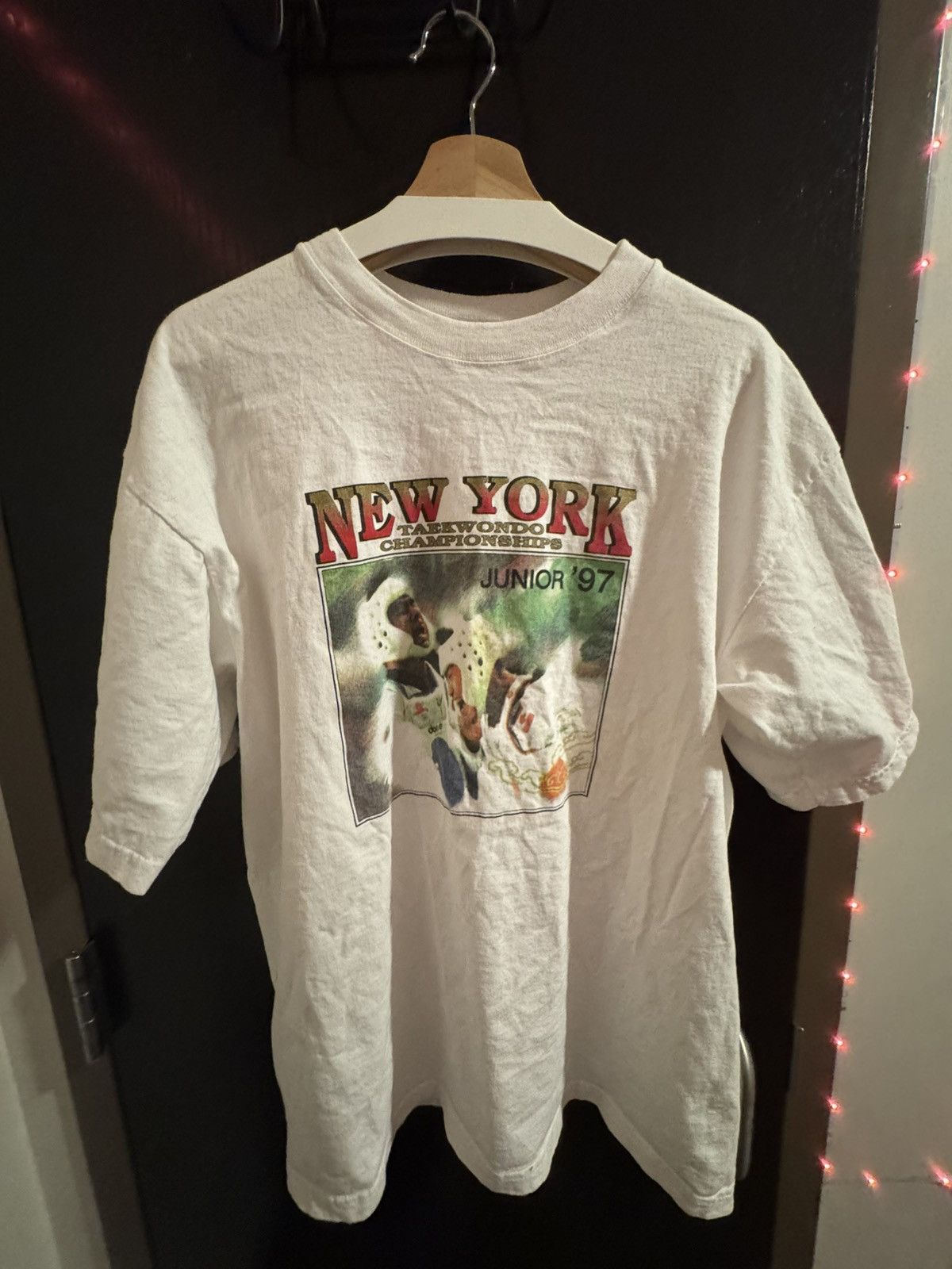 Vintage Vintage 1997 New York Taekwondo Championship Shirt Size US XL / EU 56 / 4 - 1 Thumbnail
