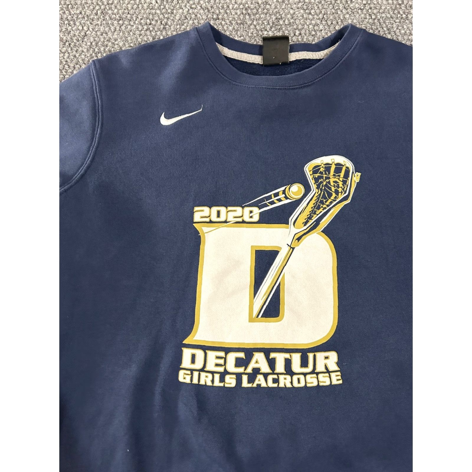 Nike Nike Sweatshirt Mens Regular M Navy Blue 1/4 Zip Logo Decatur Girls Lacrosse 2020 SportsPullover Size US M / EU 48-50 / 2 - 5 Thumbnail