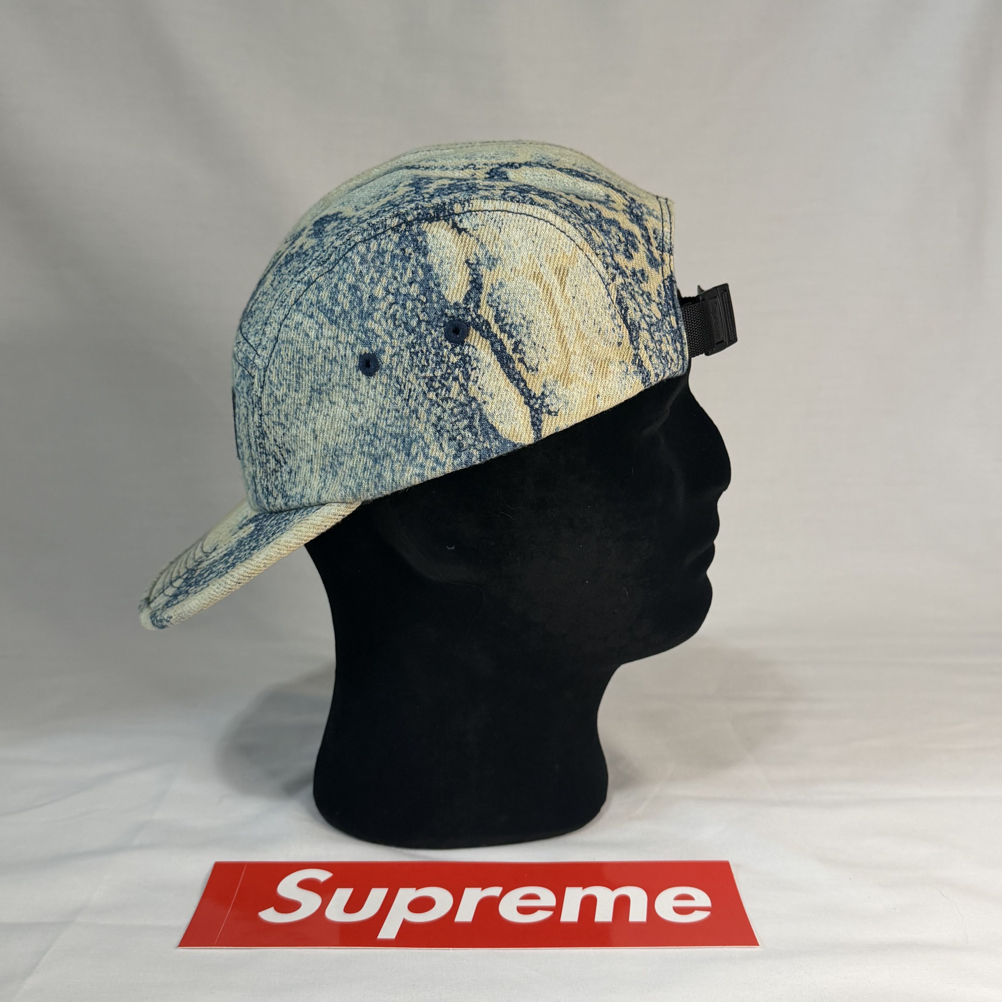 Supreme Denim Camp Cap Snake Color Way FW24 Size ONE SIZE - 3 Thumbnail
