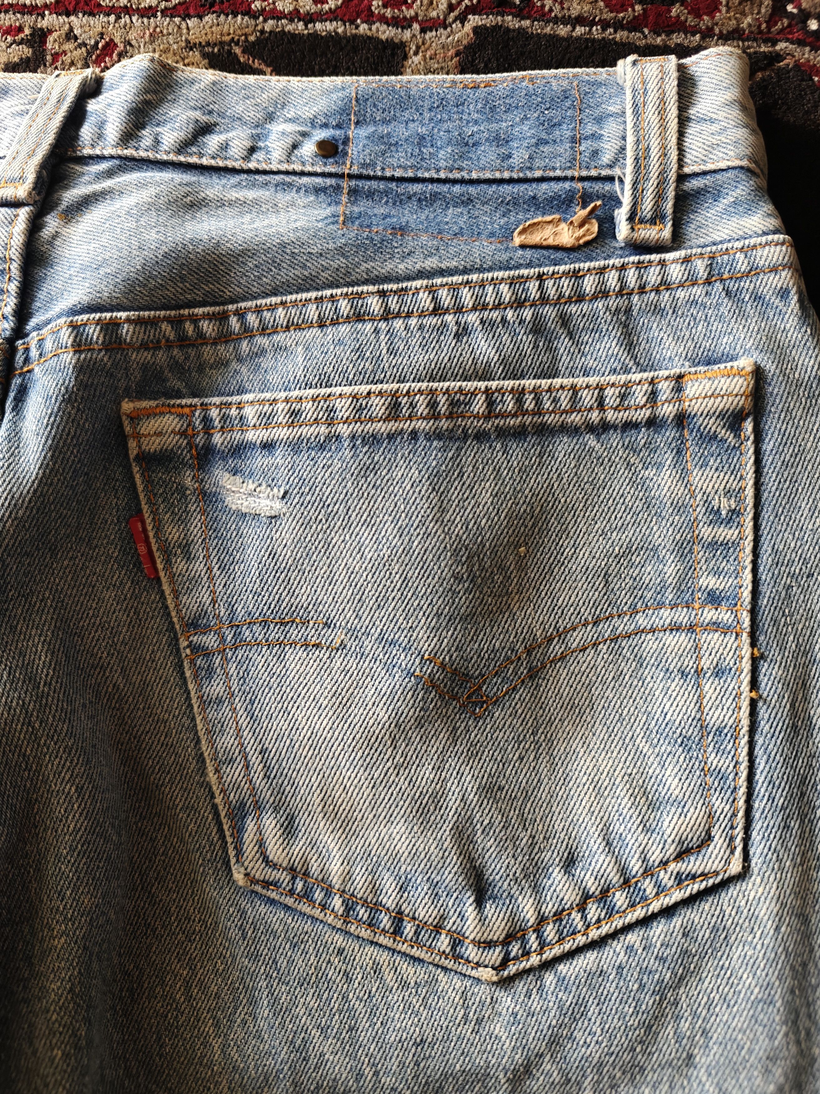 Levi's Vintage Levi's Blue Made in USA 33 Tag Size US 31 - 3 Thumbnail