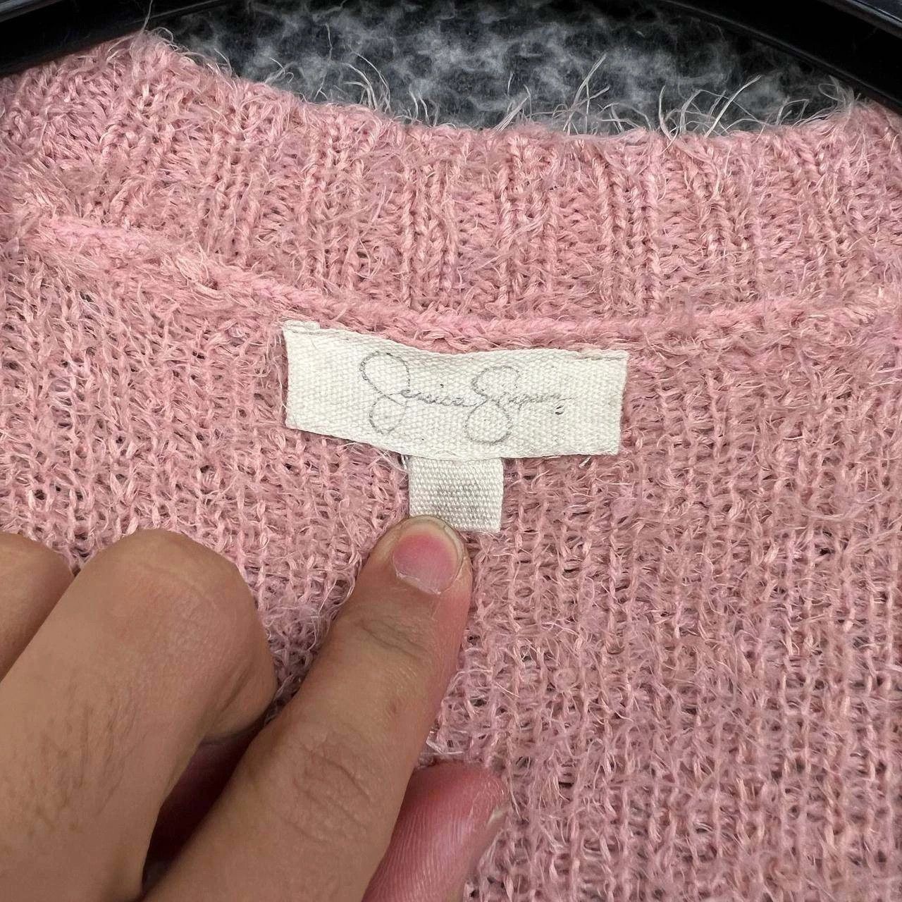 Jessica Simpson Jessica Simpson Sweater Cardigan Women Small Pink Knit Size S / US 4 / IT 40 - 5 Thumbnail