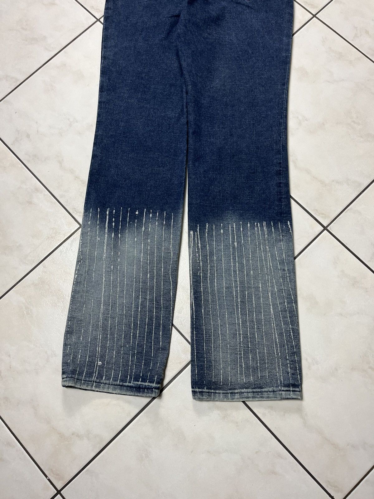 Versace × Versace Jeans Couture × Vintage Vintage Versace Jeans Couture denim pants shiny soaked dip Size 30" / US 8 / IT 44 - 16 Thumbnail