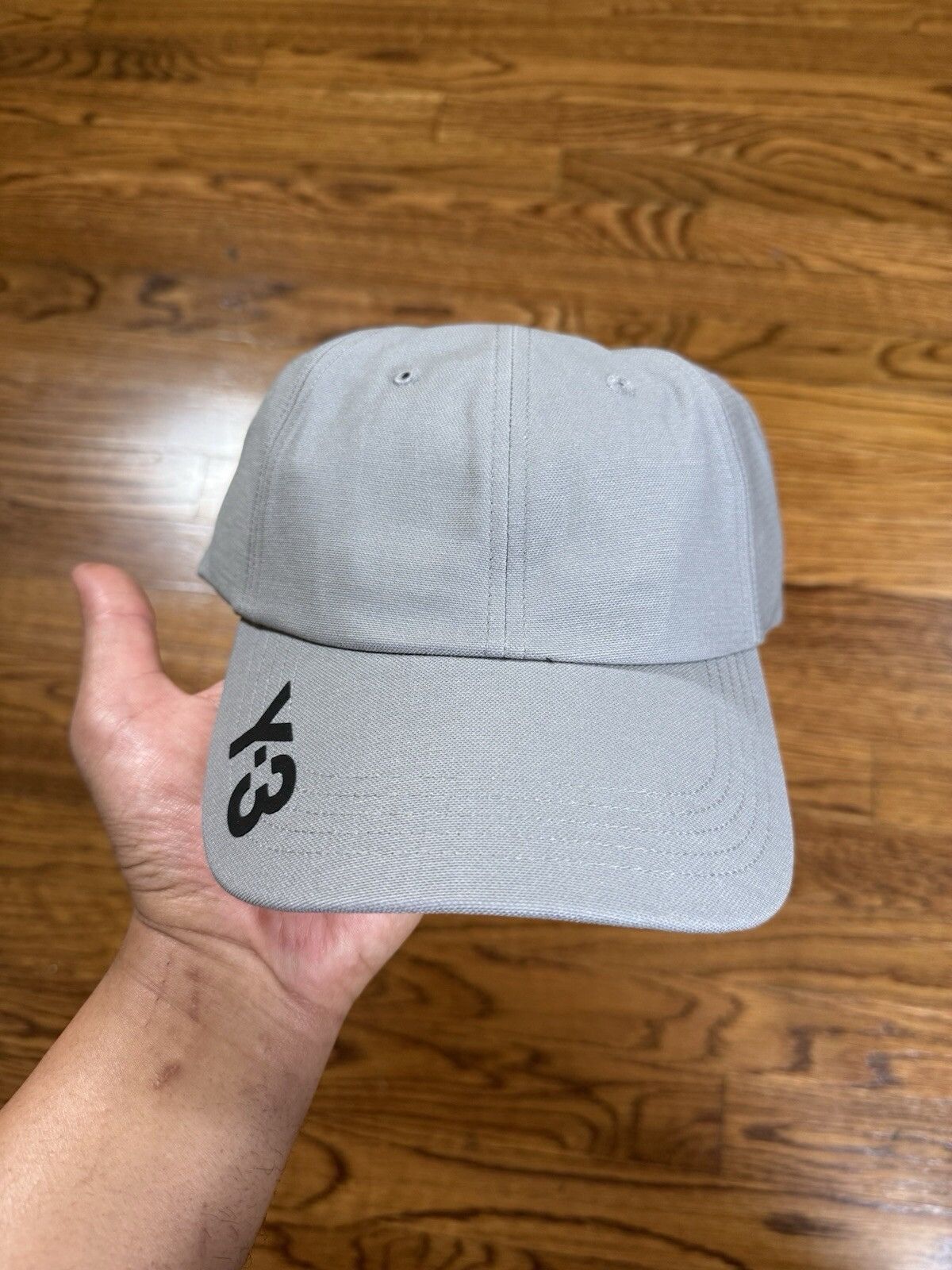 Y-3 Y-3 Yohji Yamamoto Y3 CHI Cap Grey Unisex Adult One Size NWT Size ONE SIZE - 3 Thumbnail