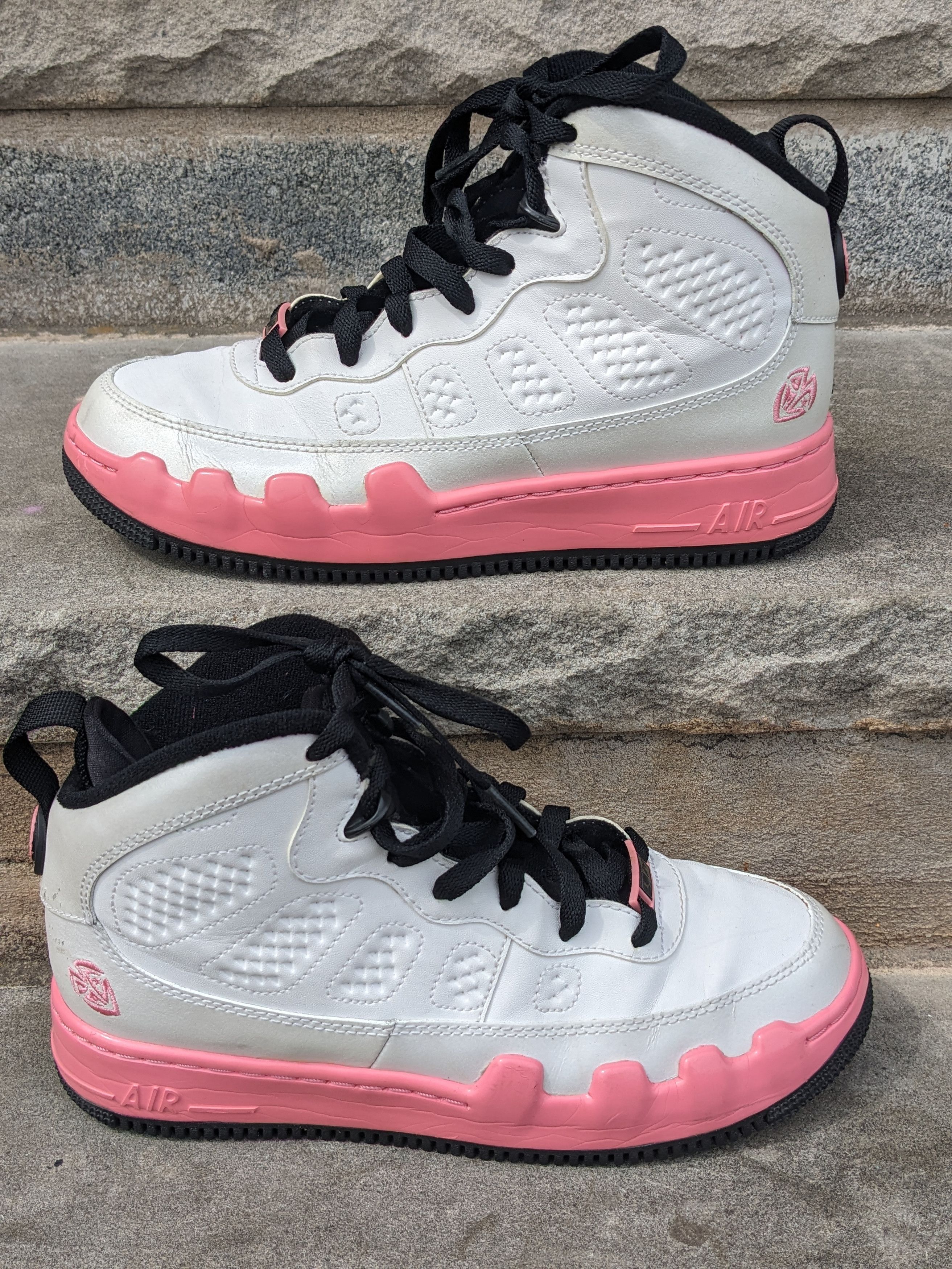 Jordan Brand × Nike Jordan Fusion 9 Mid Dear Mama Girl's 383327-161 Size 6.5Y Size US 6.5 / IT 36.5 - 1 Thumbnail