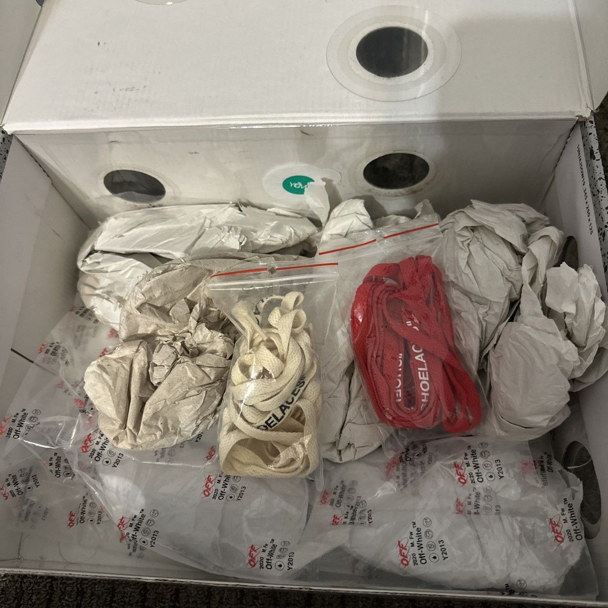 Nike × Off-White Jordan 5 off white sail Size US 9.5 / EU 42-43 - 10 Thumbnail