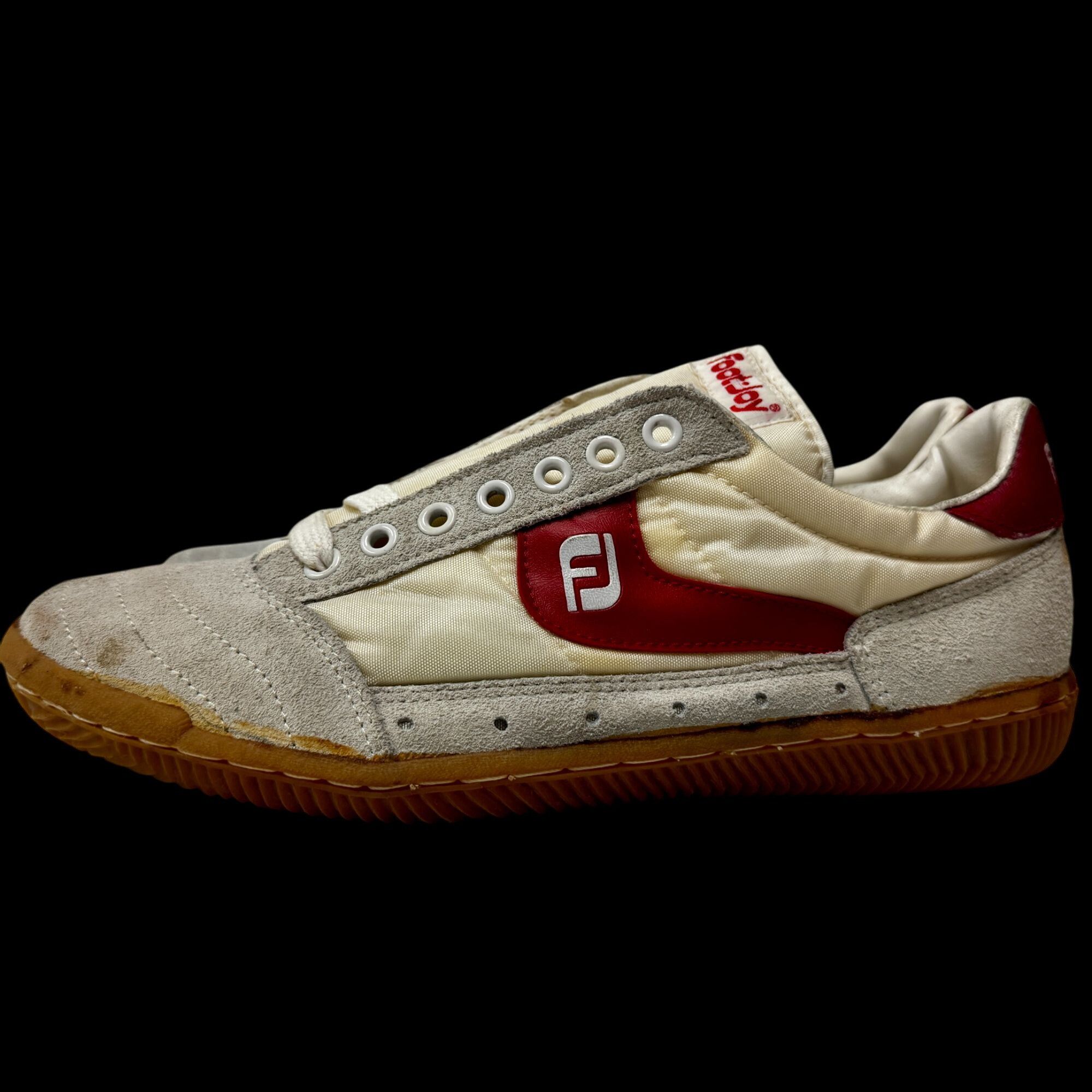 Footjoy NOS Court Sneakers 70’s 80’s Gum Sole Tennis Shoes DEADSTOCK Size US 10.5 / EU 43-44 - 16 Thumbnail