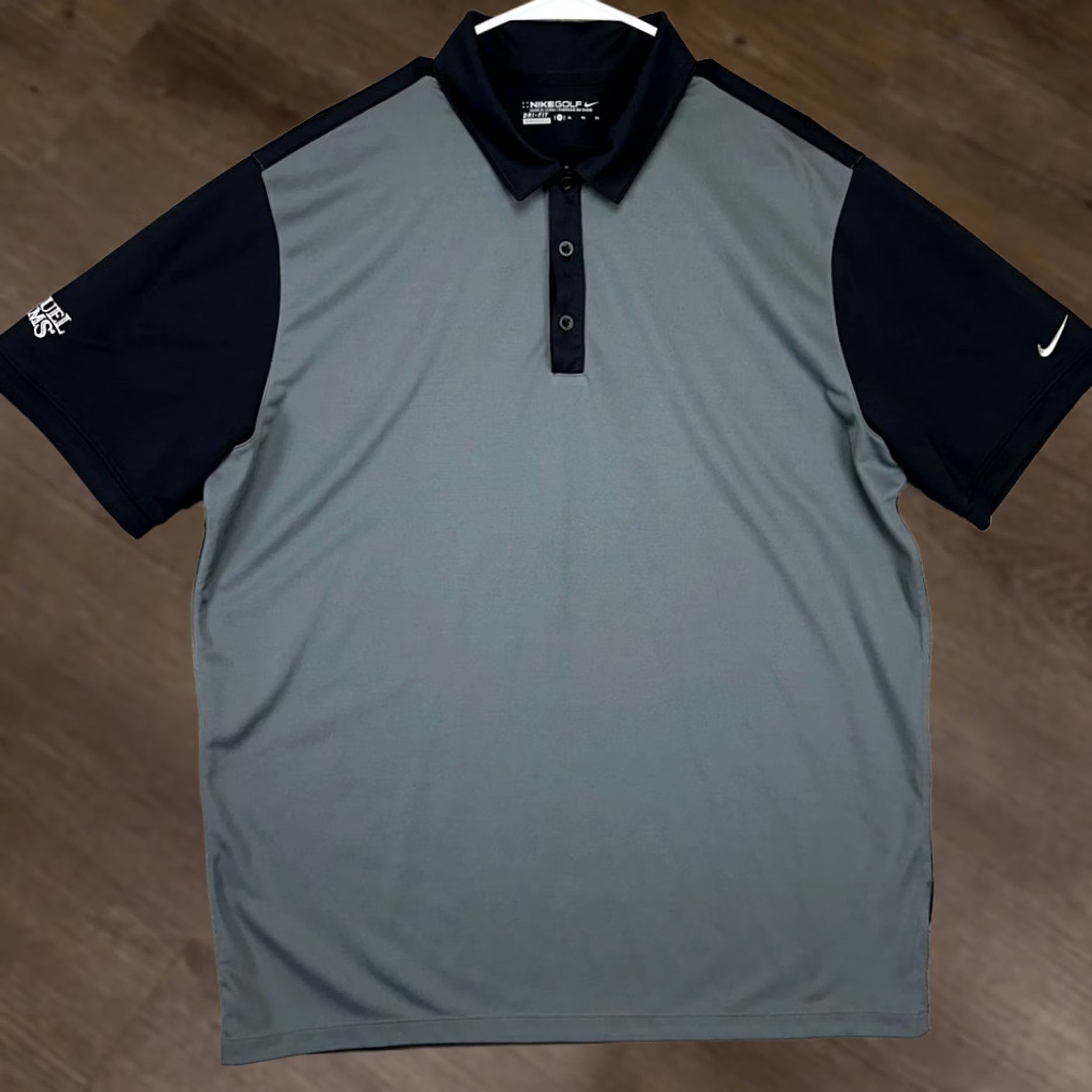 Nike Nike Golf Dri-Fit Polo Shirt Mens XL Black Colorblock Short Sleeve Athletic Rugby Golfing Shirt Size US XL / EU 56 / 4 - 1 Thumbnail