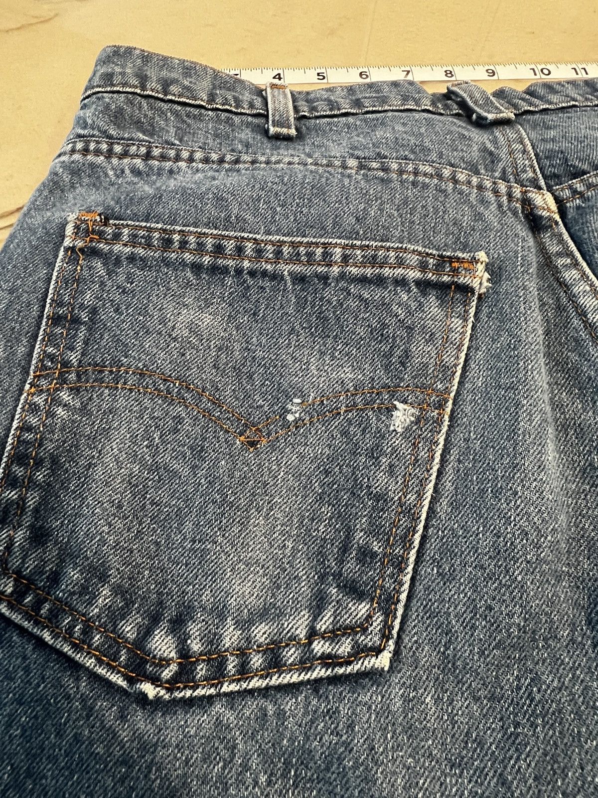 Levi's × Vintage Levi’s 80’s Vintage Orange Tab 646 Bell Bottoms Flare 33x30 Size US 33 - 4 Thumbnail