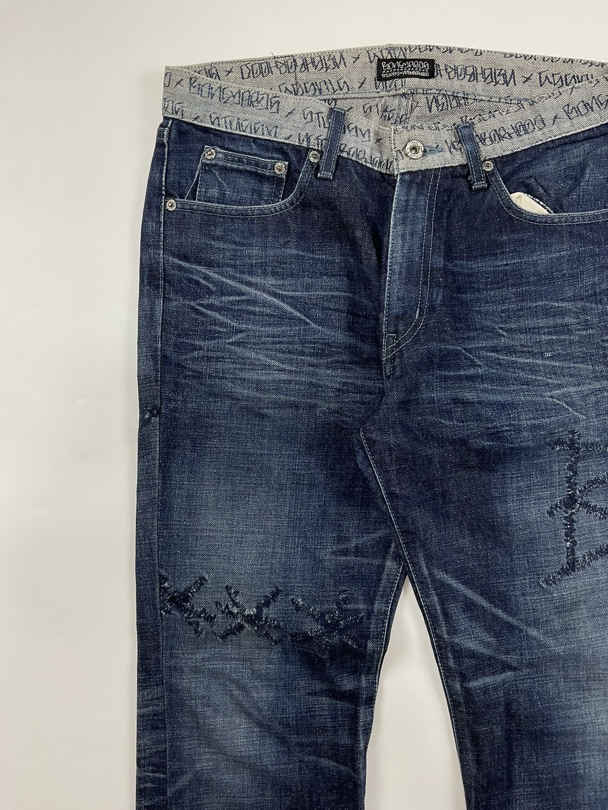 Neighborhood × Stussy Stussy x Neighborhood “Boneyards” Savage Level 3 Denim Size US 32 / EU 48 - 5 Thumbnail