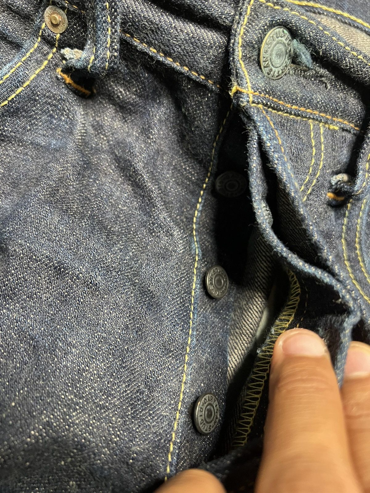 Studio D'Artisan Studio D Artisan 40th Anniv Charcoal Weft Jeans Size US 32 / EU 48 - 9 Thumbnail
