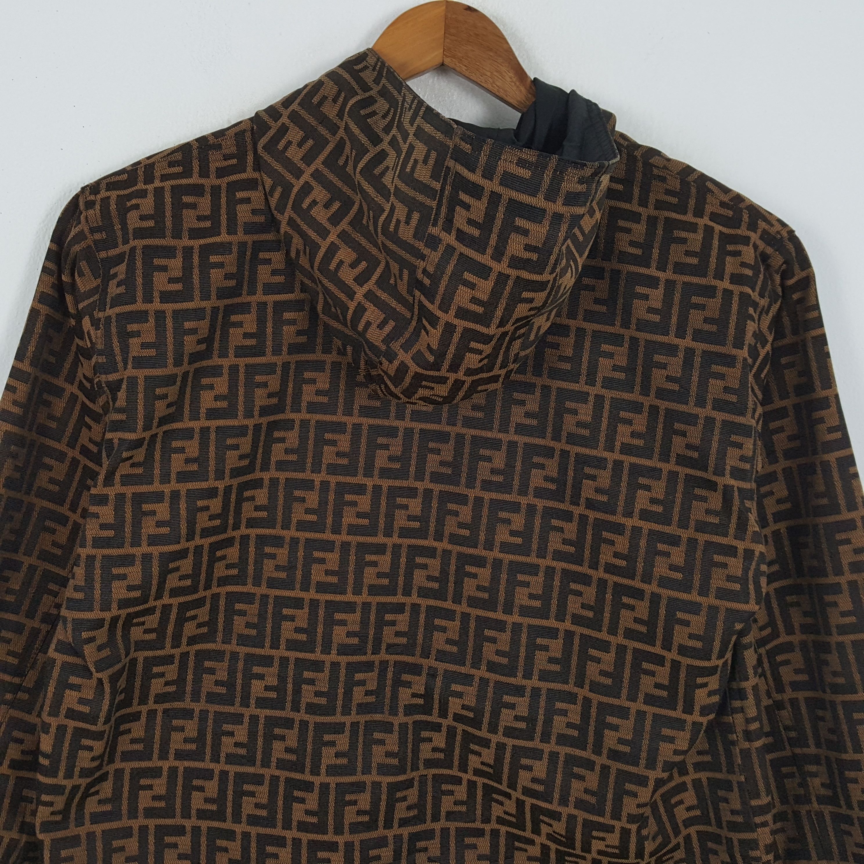 Fendi Vintage FENDI Italian Brand Monogram Reversible Jacket Size US L / EU 52-54 / 3 - 4 Thumbnail