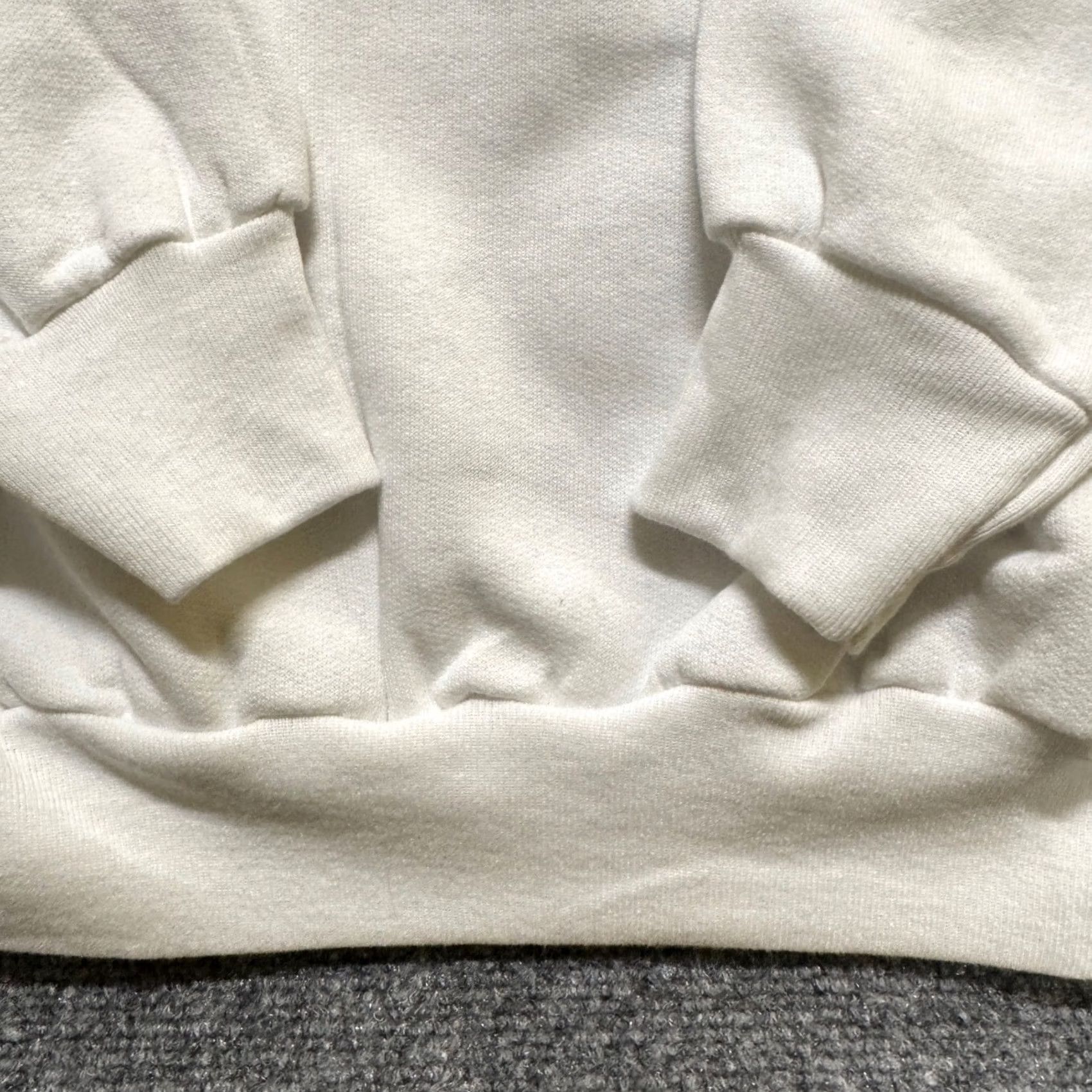 Hanes Hanes Sweatshirt Pullover White Mens XL Cotton Blend Embroidered America Regular Size Size US XL / EU 56 / 4 - 7 Thumbnail