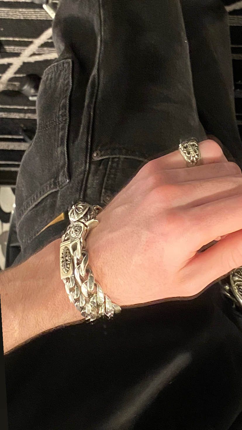 Chrome Hearts Chrome Hearts Classic Link Lobster Clasp Bracelet Size ONE SIZE - 5 Thumbnail