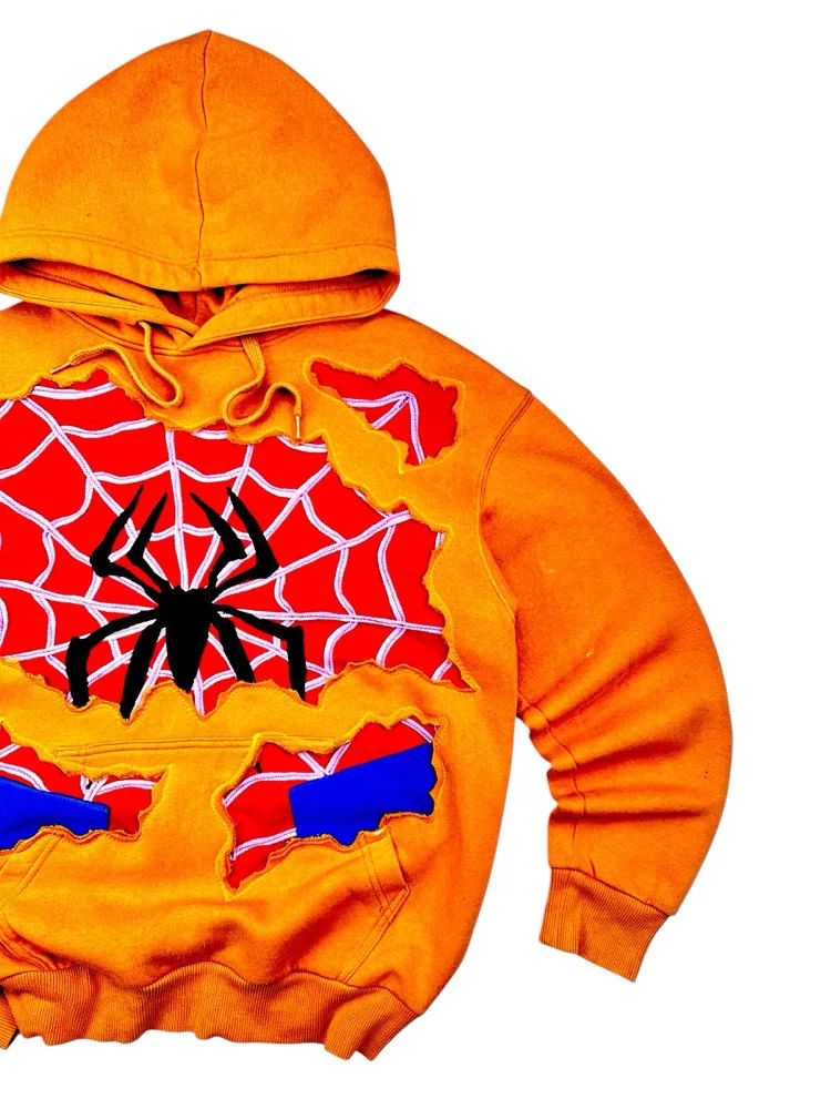 Japanese Brand Reworked 1 of 1 Pumpkin Venom Hoodie Size S/M Size US M / EU 48-50 / 2 - 5 Thumbnail