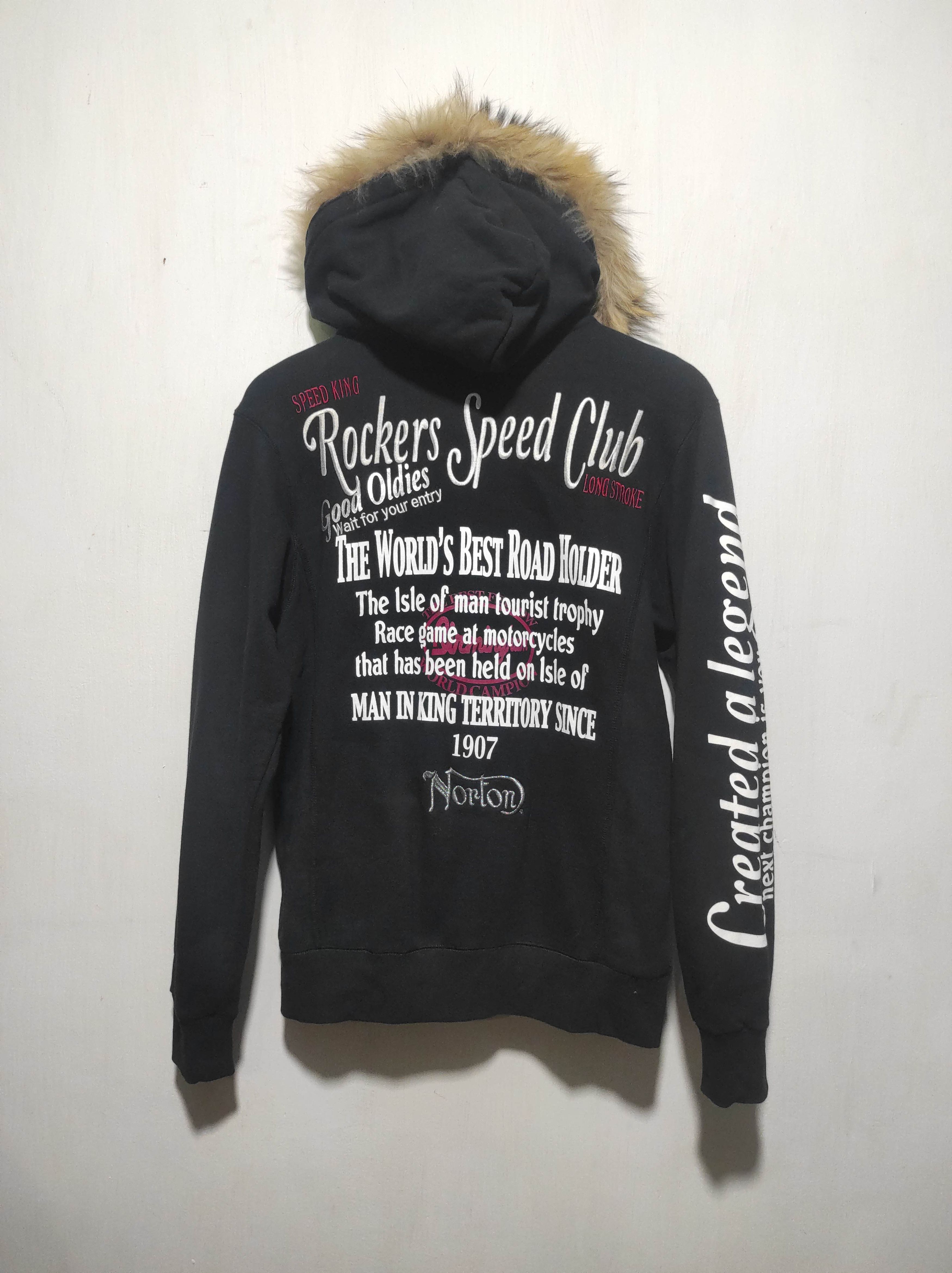 Affliction Norton Embroidery Zip Fur Hoodie ifsixwasnine lgb style Size US M / EU 48-50 / 2 - 18 Thumbnail