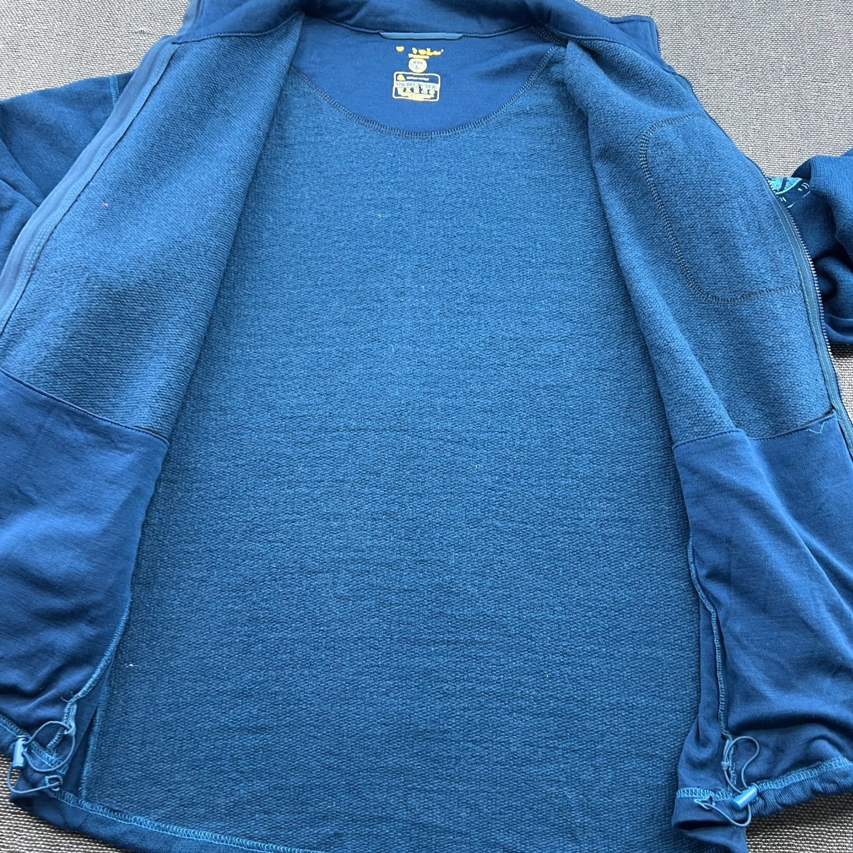 Vintage Devold Merino Wool Jacket Mens Large Blue Full Zip Outdoor Hiking Indoor Casual Workwear Regular Size US L / EU 52-54 / 3 - 4 Thumbnail