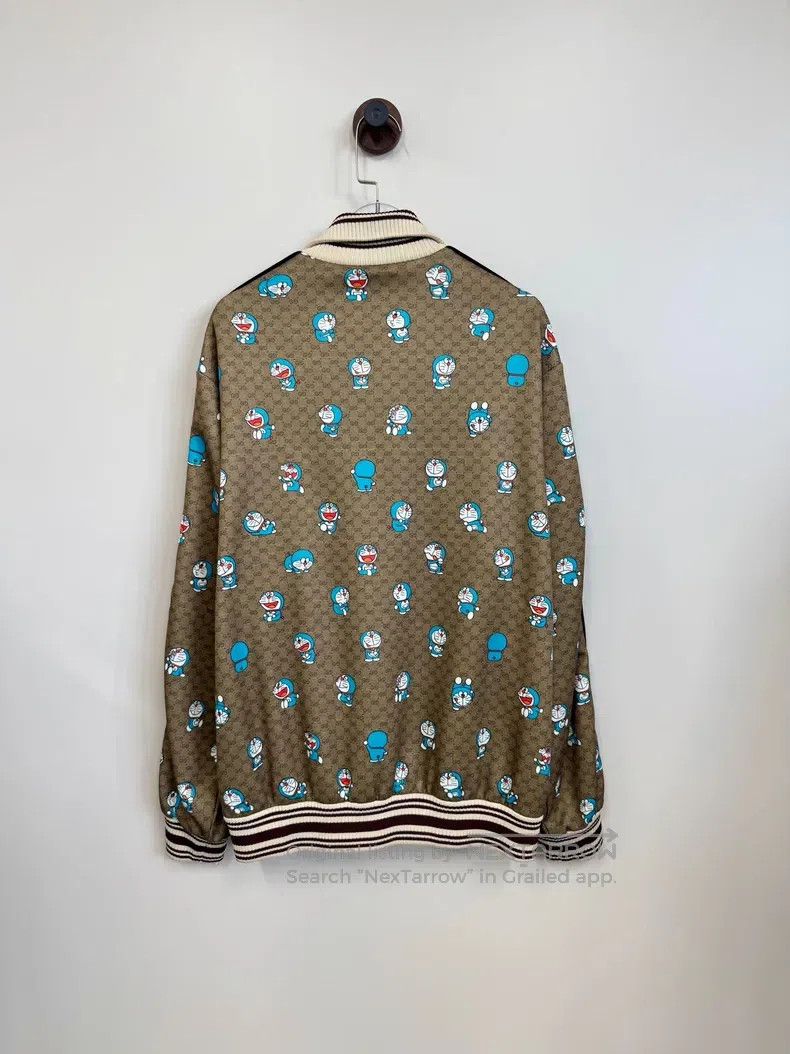Gucci Gucci Doraemon co-branded old flower full print logo zippe Size US XXS / EU 40 - 2 Thumbnail