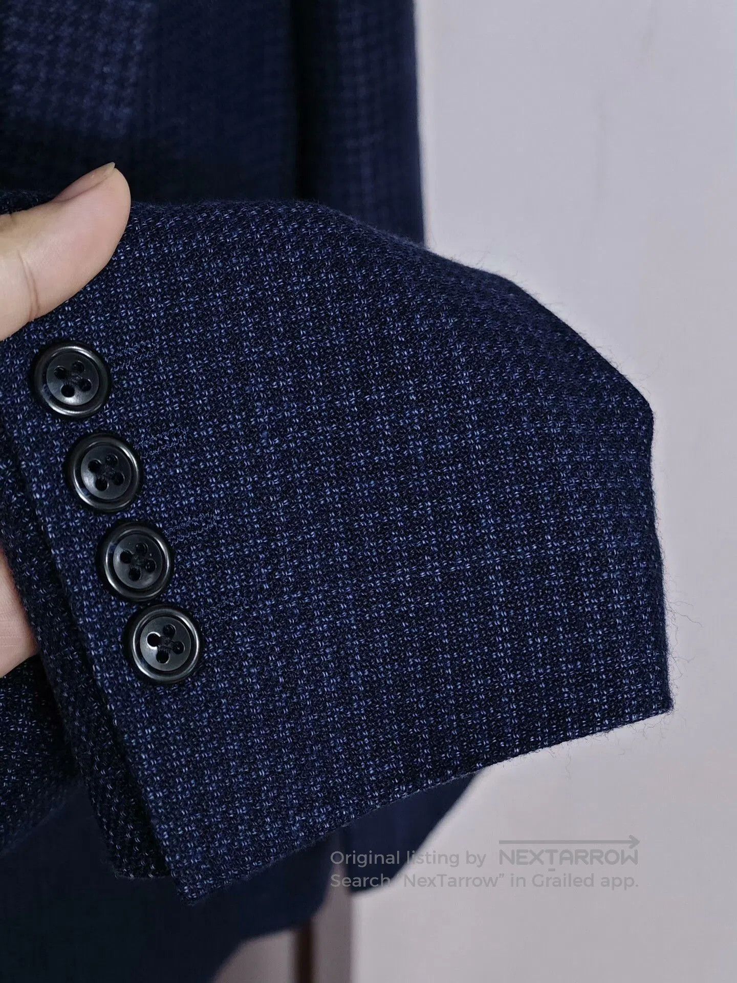 Japanese Brand Italian Angelico Linen Wool Blazer. Size US M / EU 48-50 / 2 - 4 Thumbnail