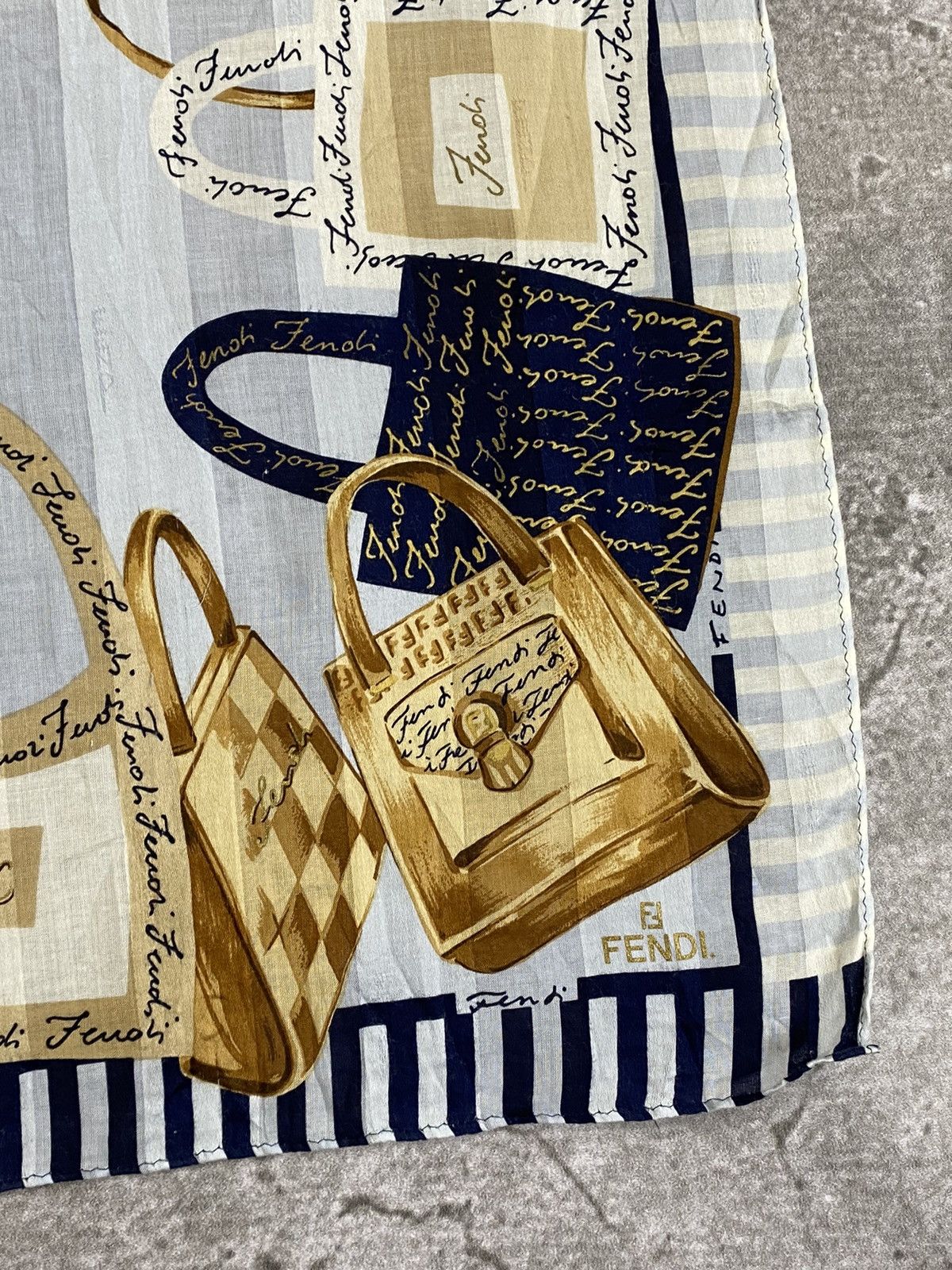 Fendi Fendi Handkerchief / Bandana / Neckerchief Size ONE SIZE - 7 Thumbnail