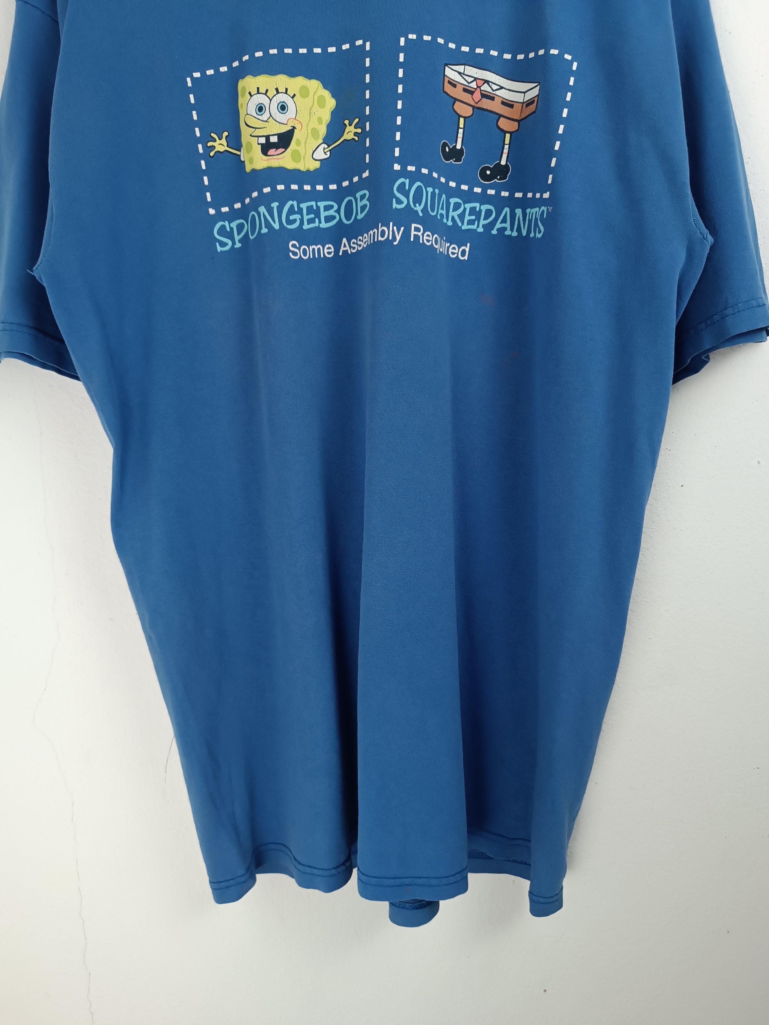 Cartoon Network VINTAGE LATE 90'S SPONGEBOB SQUAREPANTS FADED TEE Size US L / EU 52-54 / 3 - 10 Thumbnail