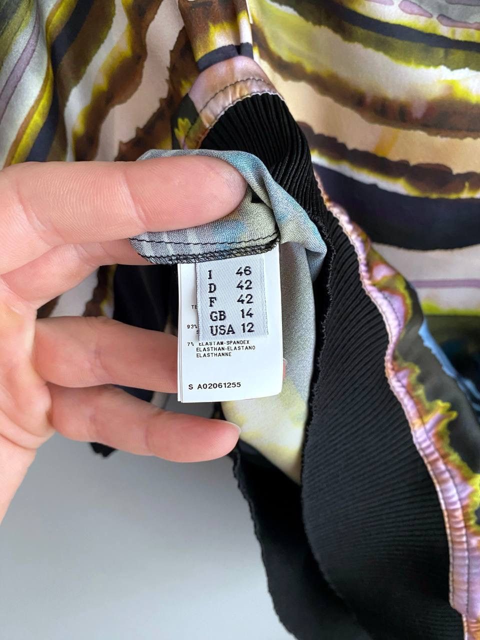 Designer × Jean Paul Gaultier Jean Paul Gaultier Women’s Multicolor Silk Blouse, Size L Size L / US 10 / IT 46 - 14 Thumbnail
