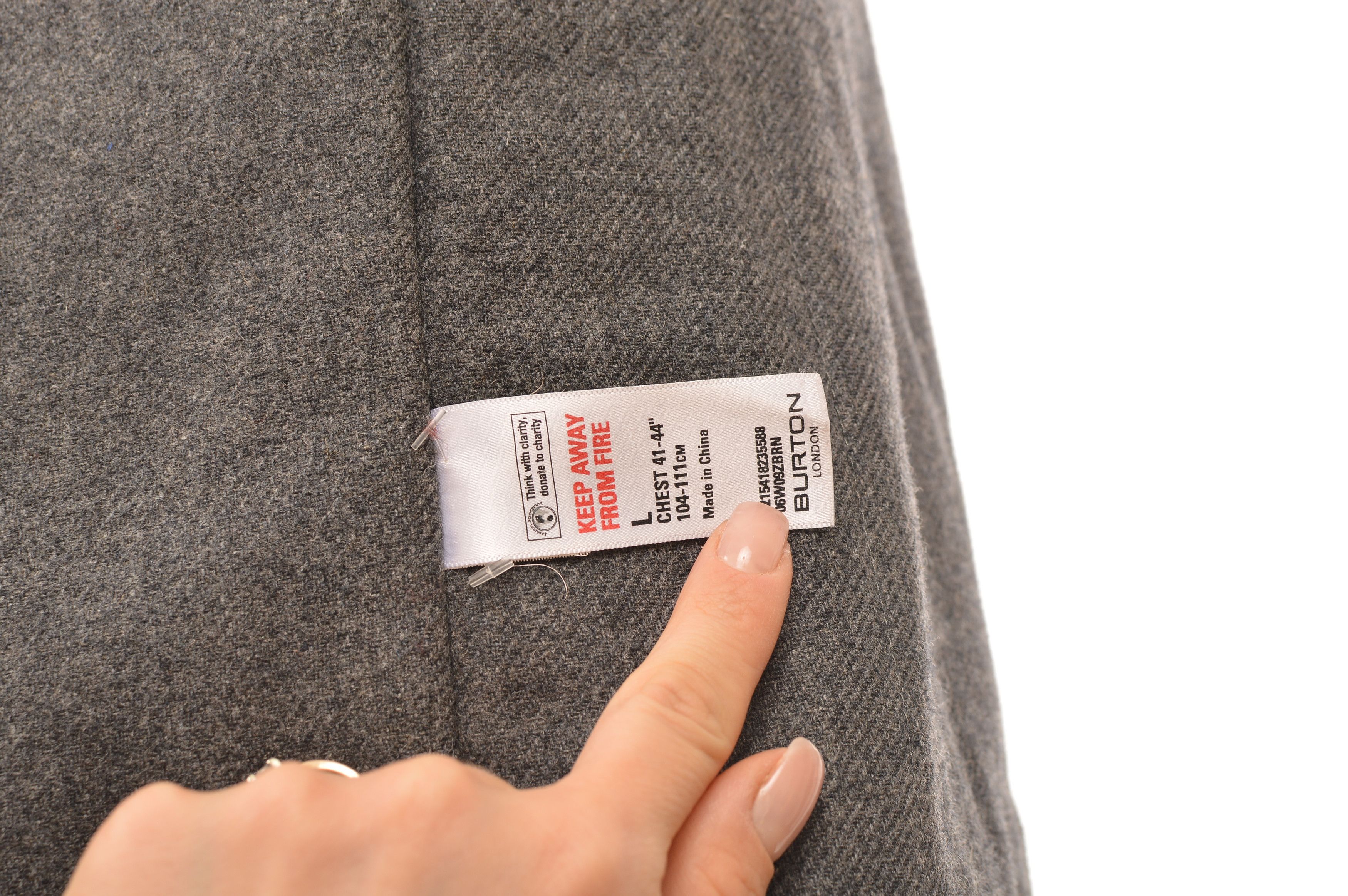 Burton DDP Montague Burton Tweed Check Coat Jacket Size US L / EU 52-54 / 3 - 8 Thumbnail