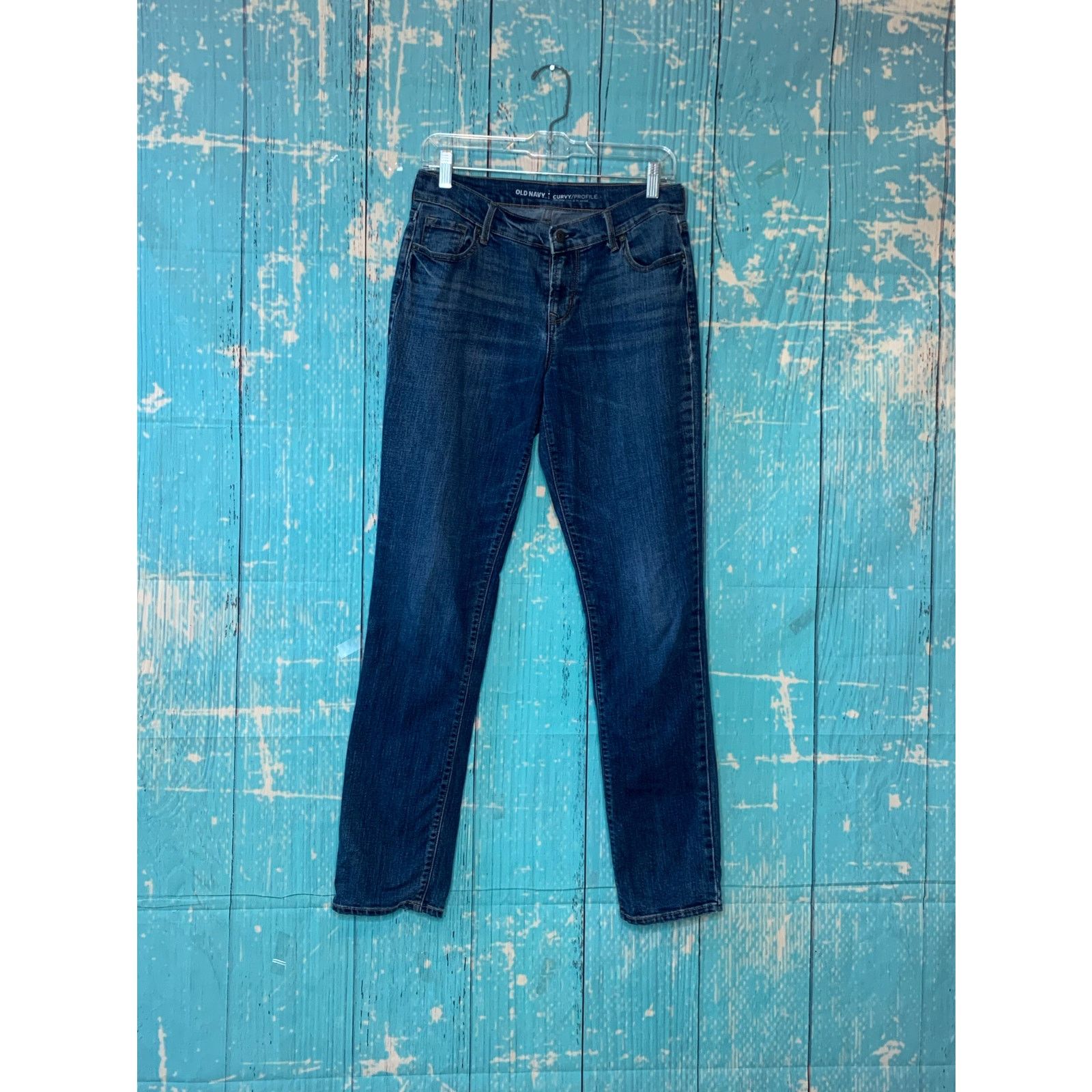 Old Navy Old Navy curvy blue straight legs jeans size 2 Size 26" / US 2 / IT 38 - 7 Thumbnail