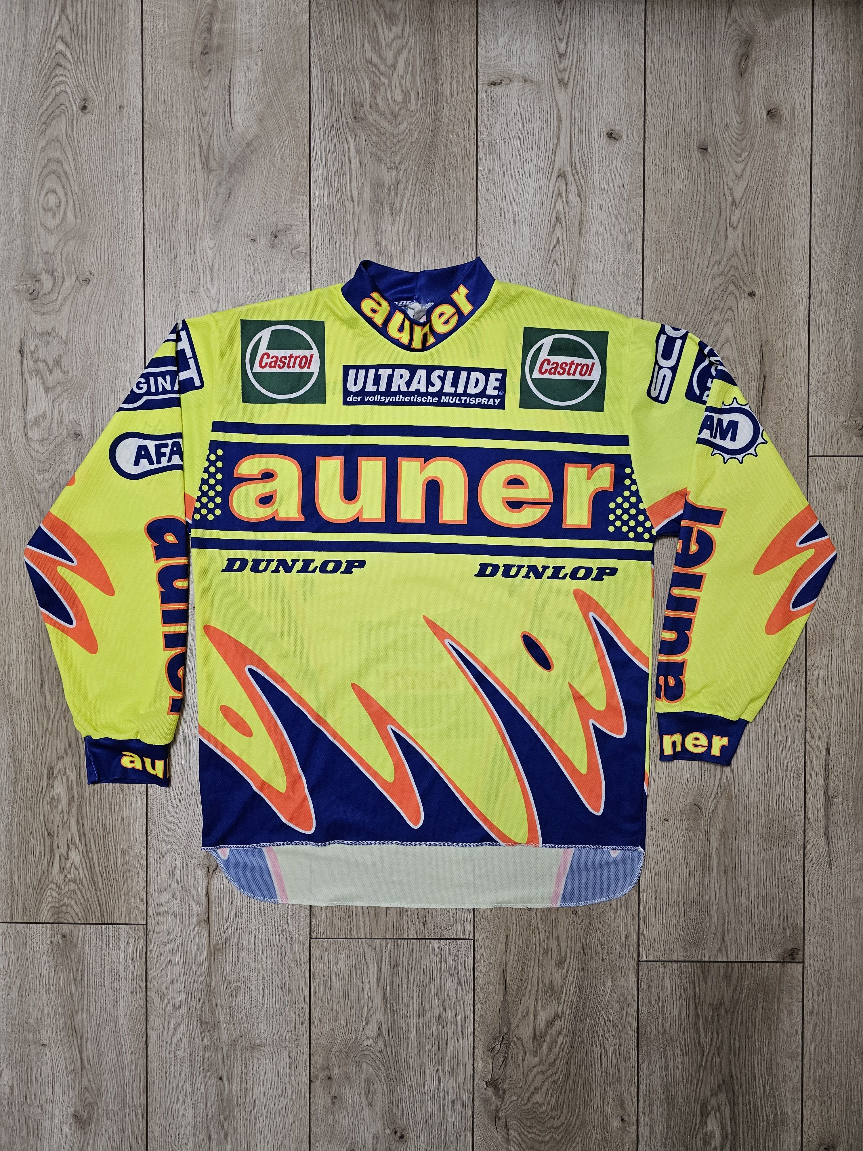 Vintage DUNLOP RACING VINTAGE SHIRT LONG JERSEY CASTROL RACING Size US M / EU 48-50 / 2 - 1 Thumbnail