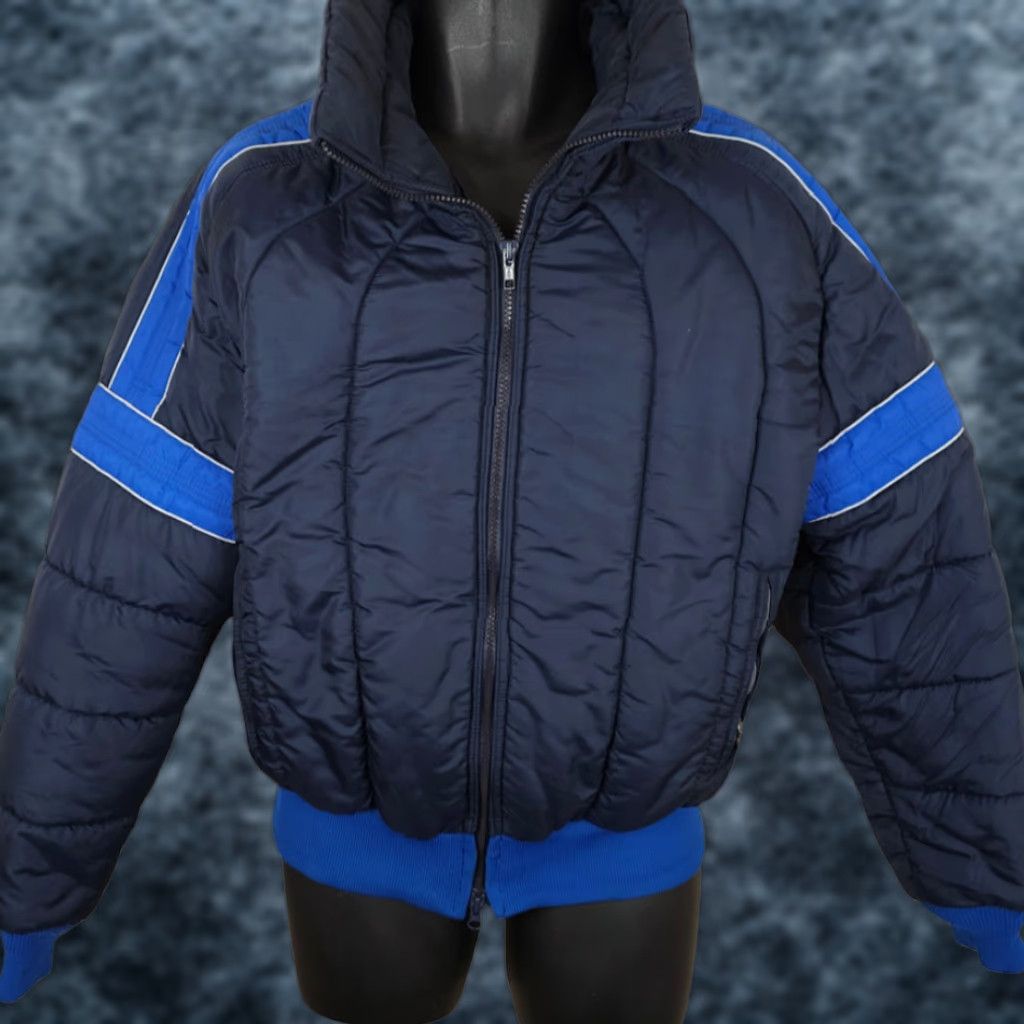 Vintage VINTAGE Roffe Ski Jacket Mens Size Medium Blue 80s Puffy Puffer Made In USA Size US M / EU 48-50 / 2 - 1 Thumbnail