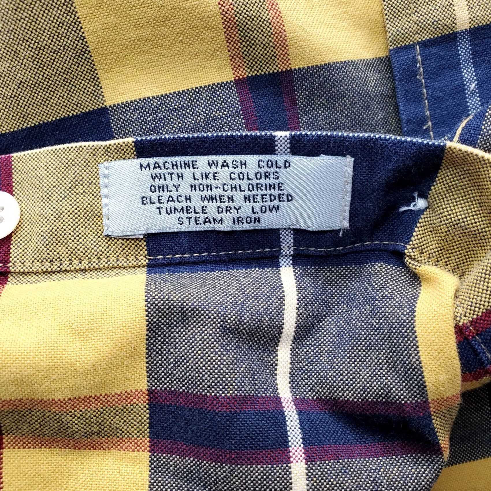 Vintage John Ashford Shirt Mens XL Multi Plaid Cotton Button-Up EUC Size US XL / EU 56 / 4 - 6 Thumbnail