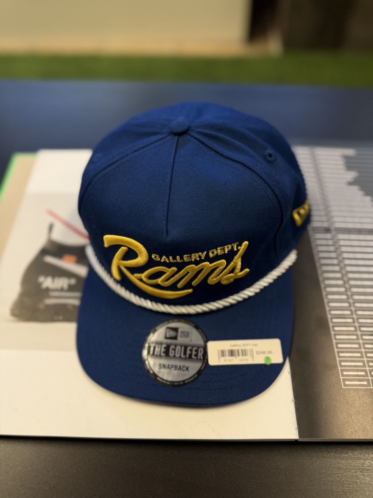 Gallery Dept. Gallery DEPT NFL Rams Hat Blue SnapBack Size ONE SIZE - 4 Thumbnail