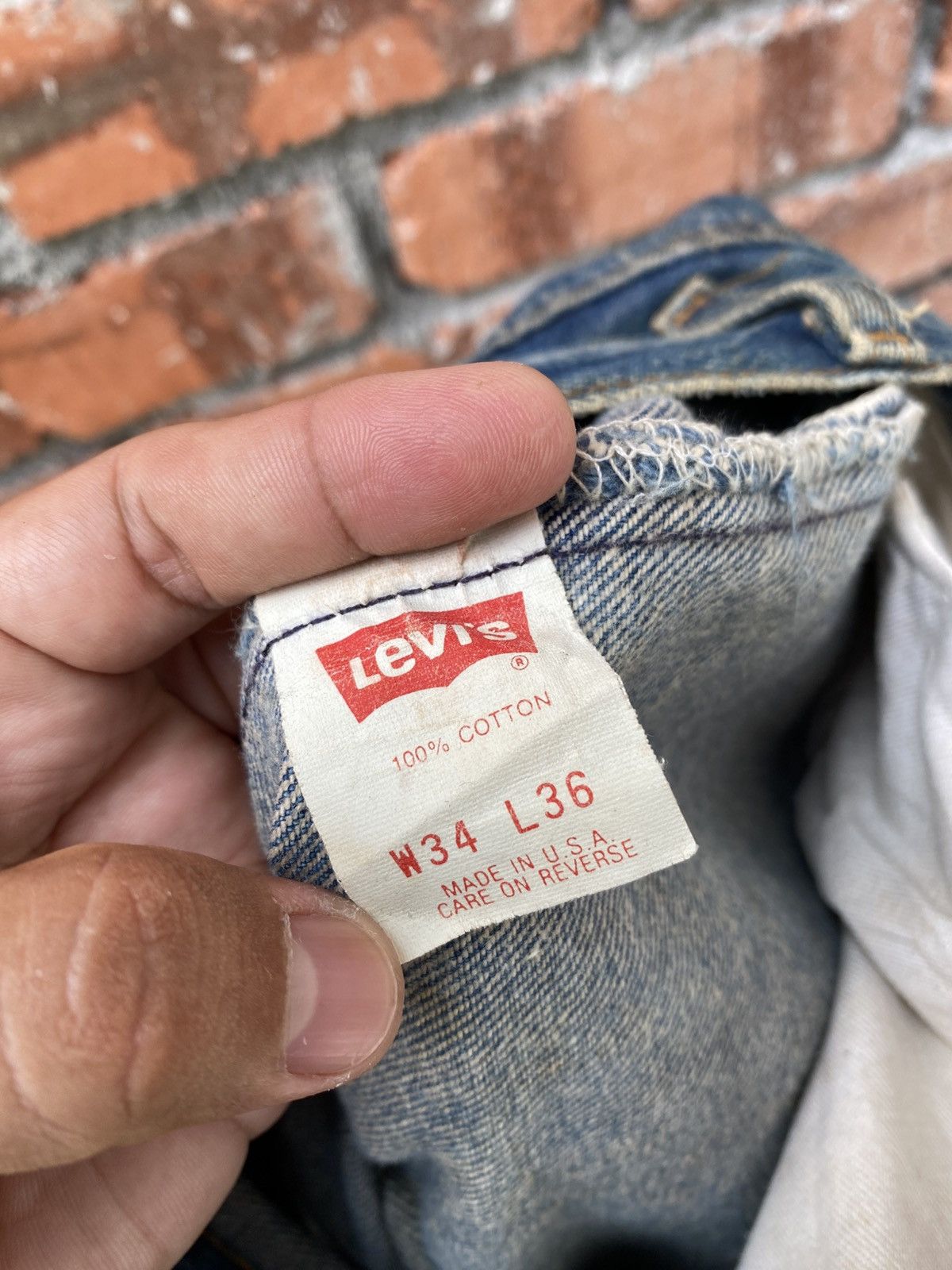 Levi's Vintage Clothing W33x32 Vintage levi's 501 made in USA Size US 33 - 7 Thumbnail