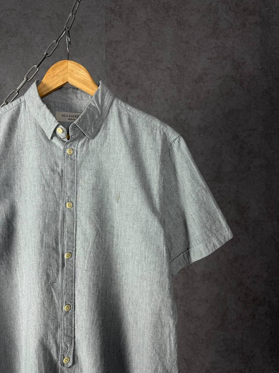 Allsaints Allsaints designer logo shirt Size US M / EU 48-50 / 2 - 2 Thumbnail