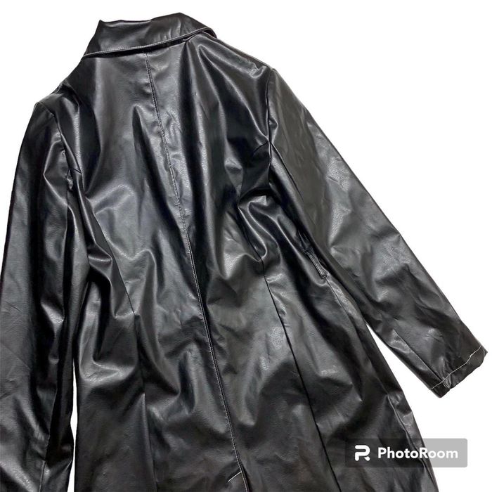 Fabulous Lee Cooper Y2K Silk Blend Trench Coat UK8 BT001