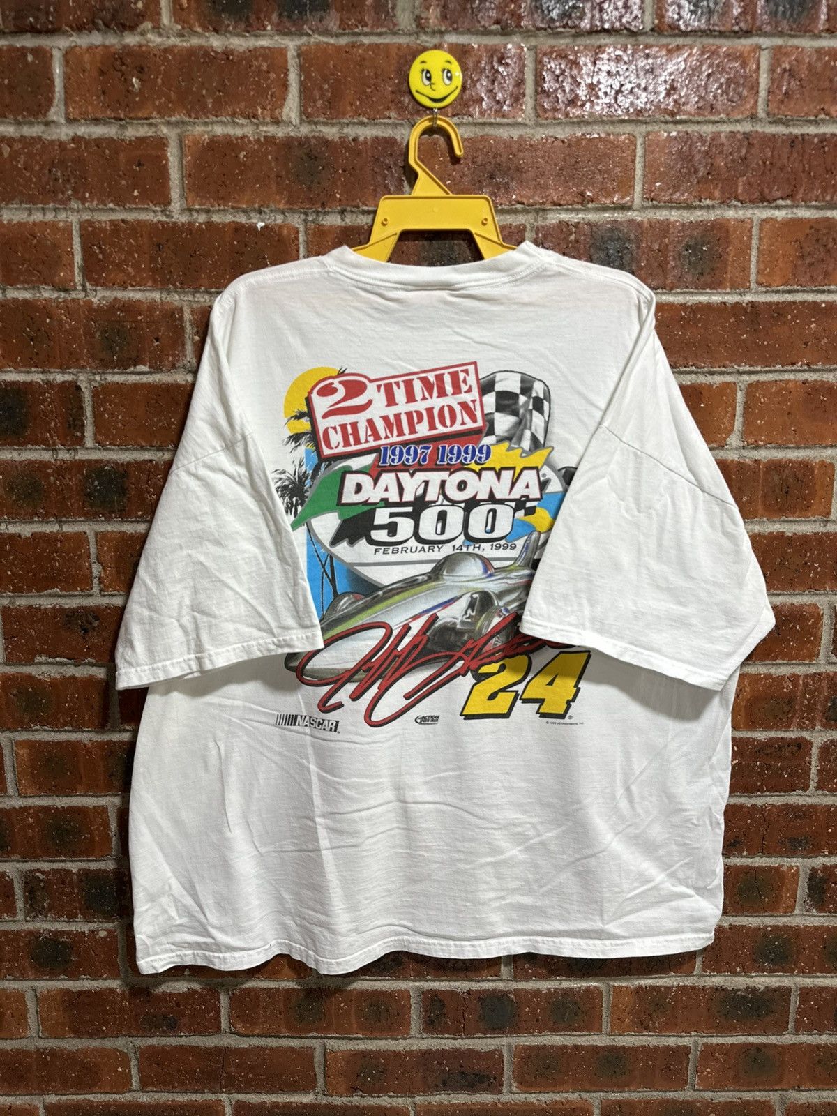 Chase Authentics Vintage 1999 Daytona 500 Faded Tee Size US XXL / EU 58 / 5 - 9 Thumbnail